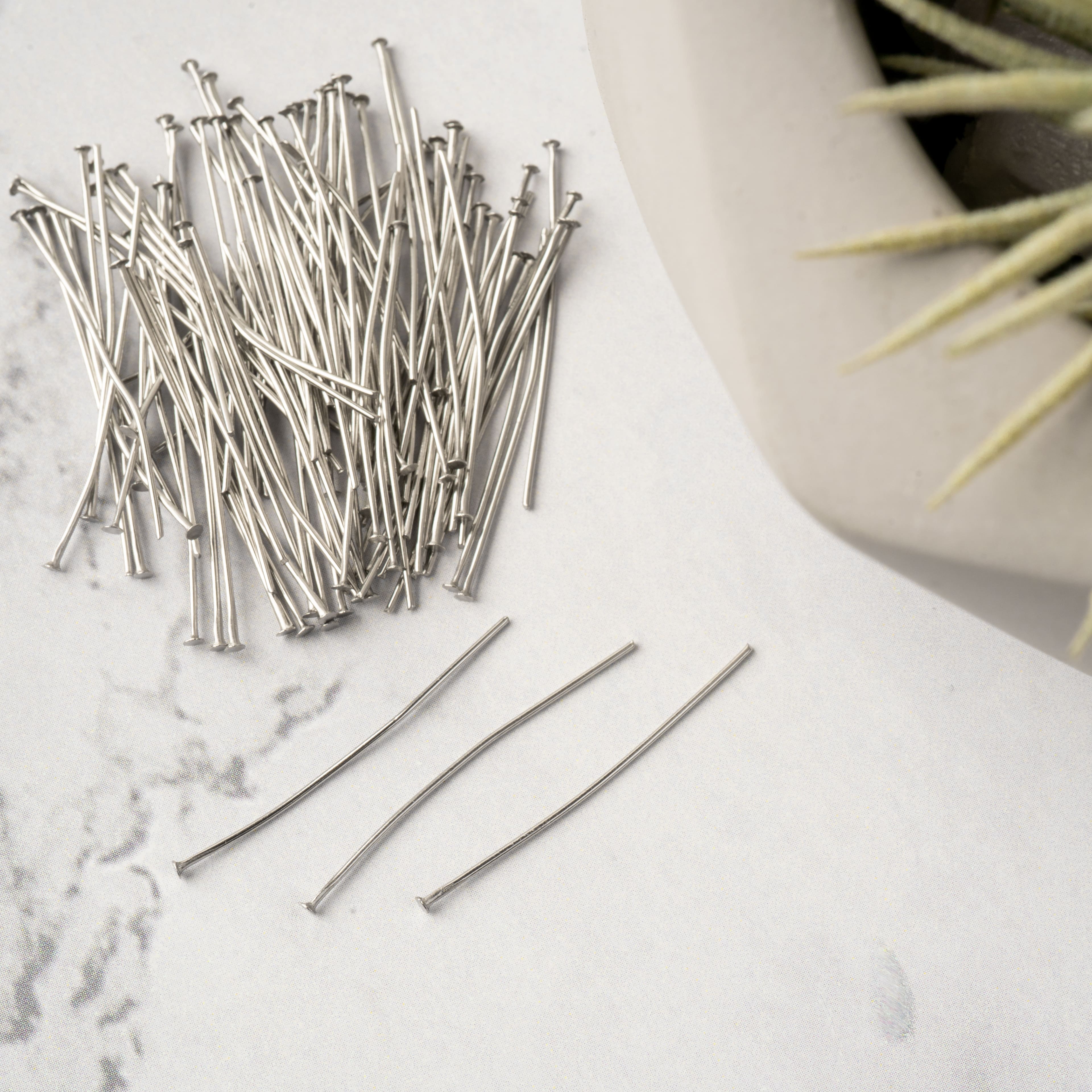 1" Stainless Steel Head Pins by Bead Landing™
