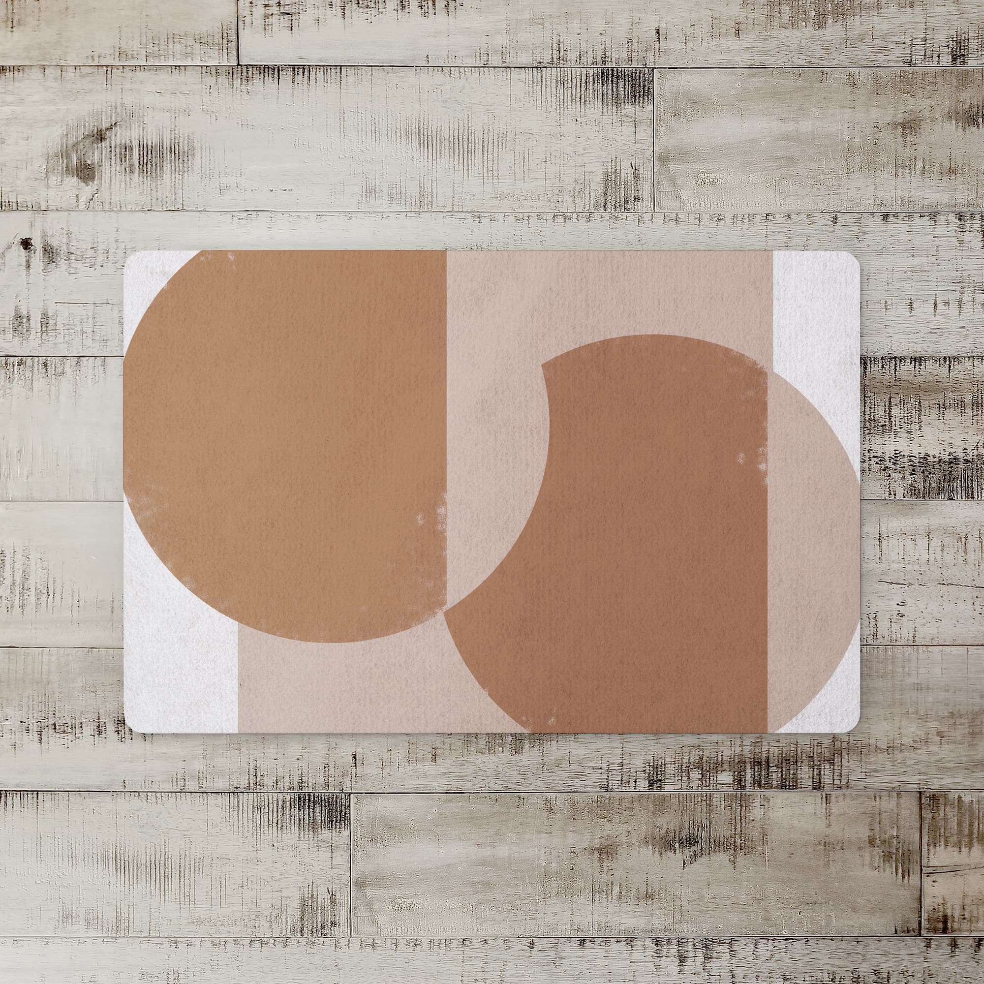 Cut Out Circles 27" x 18" Floor Mat