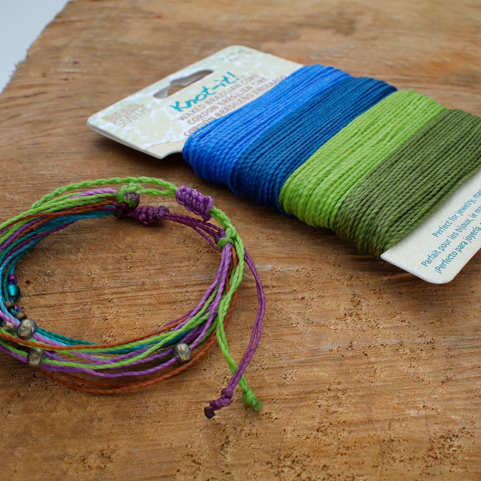 Beadsmith® Knot-it!™ Hang Ten Waxed Brazilian Cord