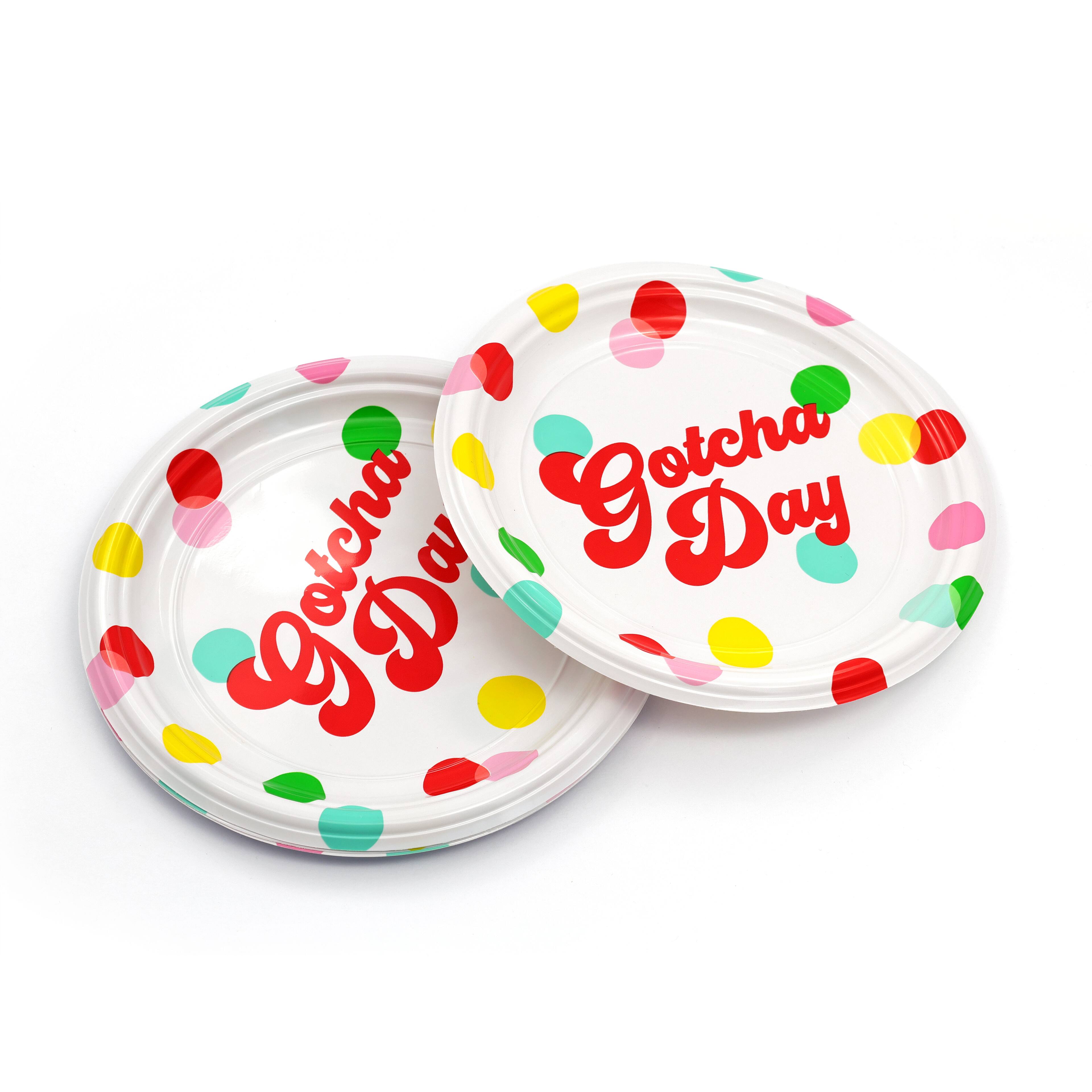 Assorted Pet Picks 7" Pet Party Plastic Plates, 5pc. by Fab Finds