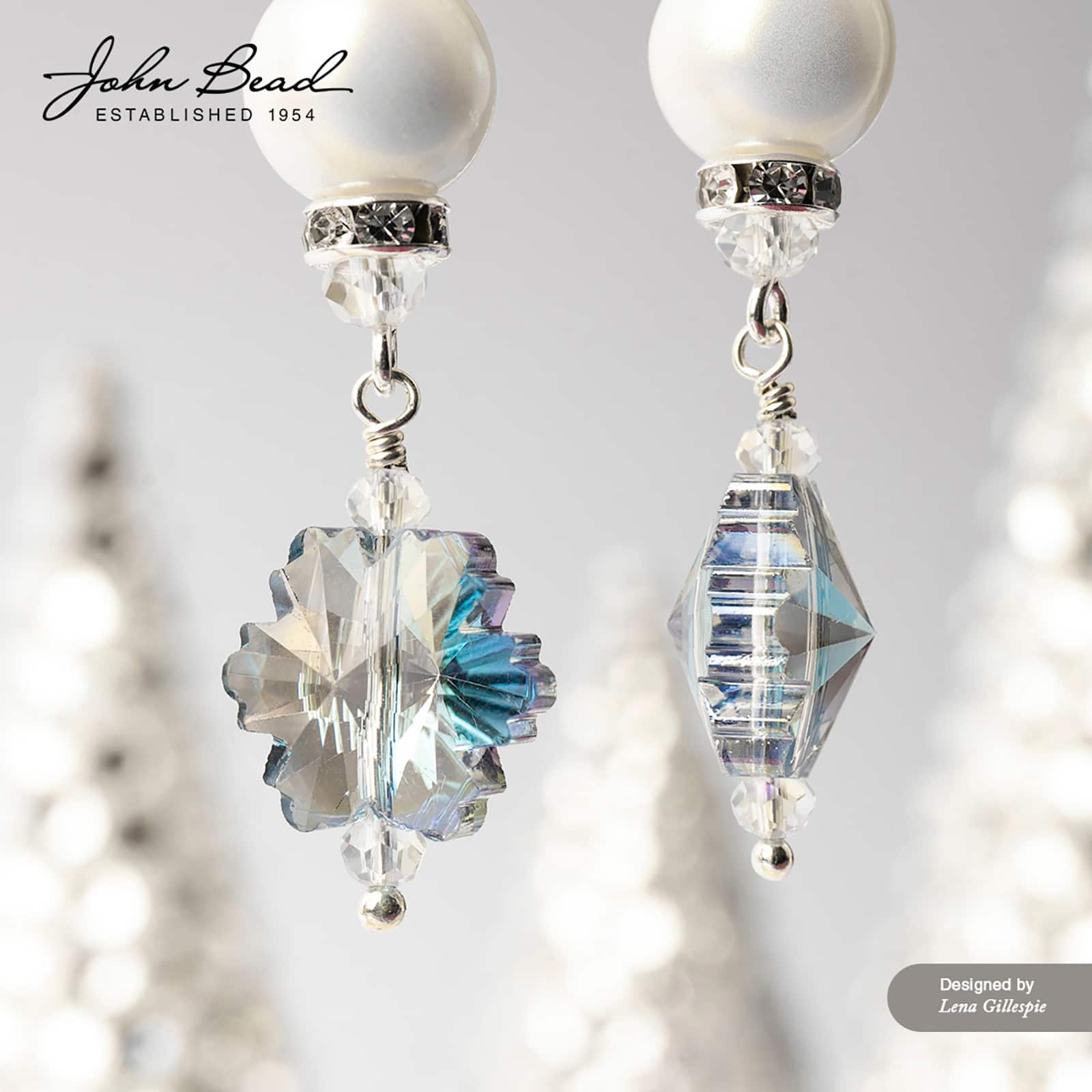 Crystal Lane DIY 7" Lampwork Designer Holiday Glass Bead Strand
