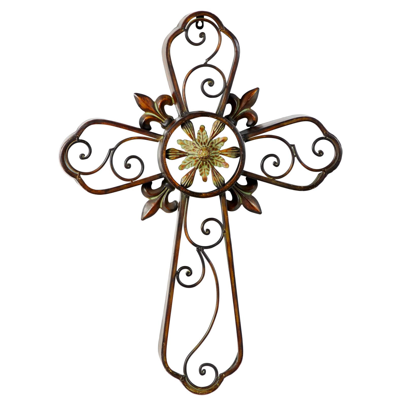 Brown Metal Traditional Wall Decor, 31" x 23"