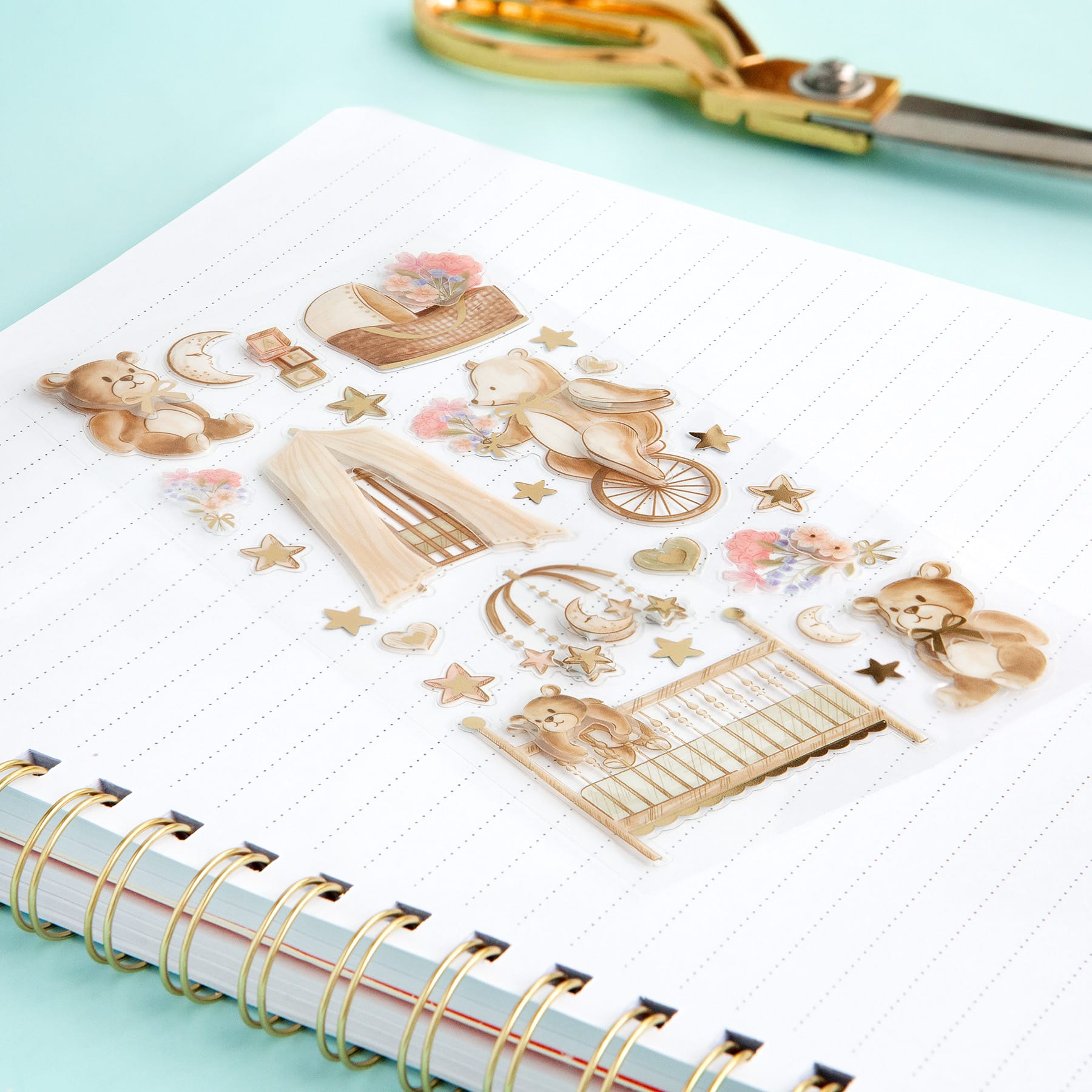 Neutral Baby 3D Stickers by Recollections™