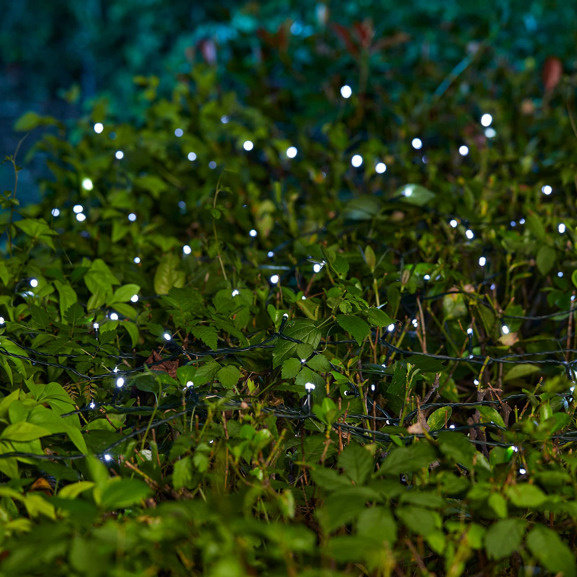 Glitzhome® 22ft. 50ct. LED Solar String Lights, 2ct.