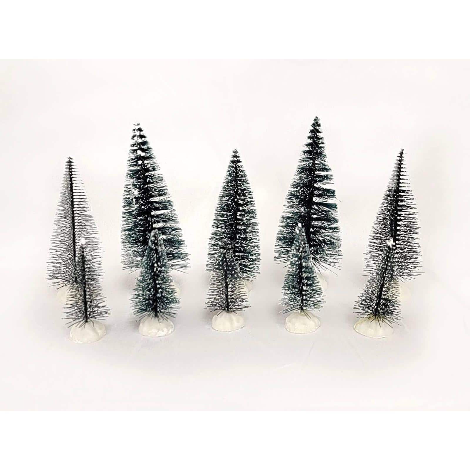 Wizardi Unlit Miniature Pine Artificial Christmas Tree Set