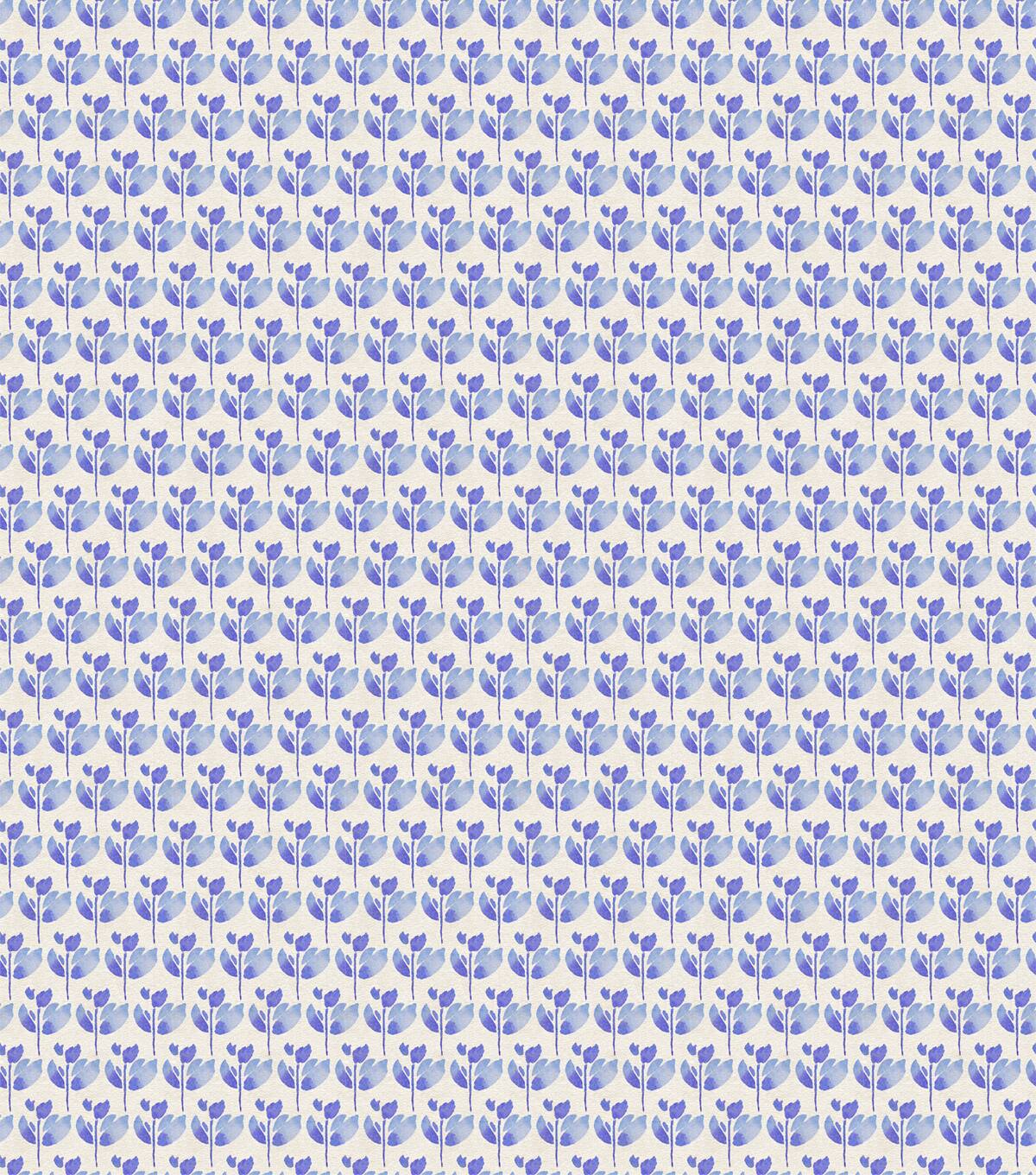 Suzanne Nicoll Blue Peacock Ditsy Cotton Fabric