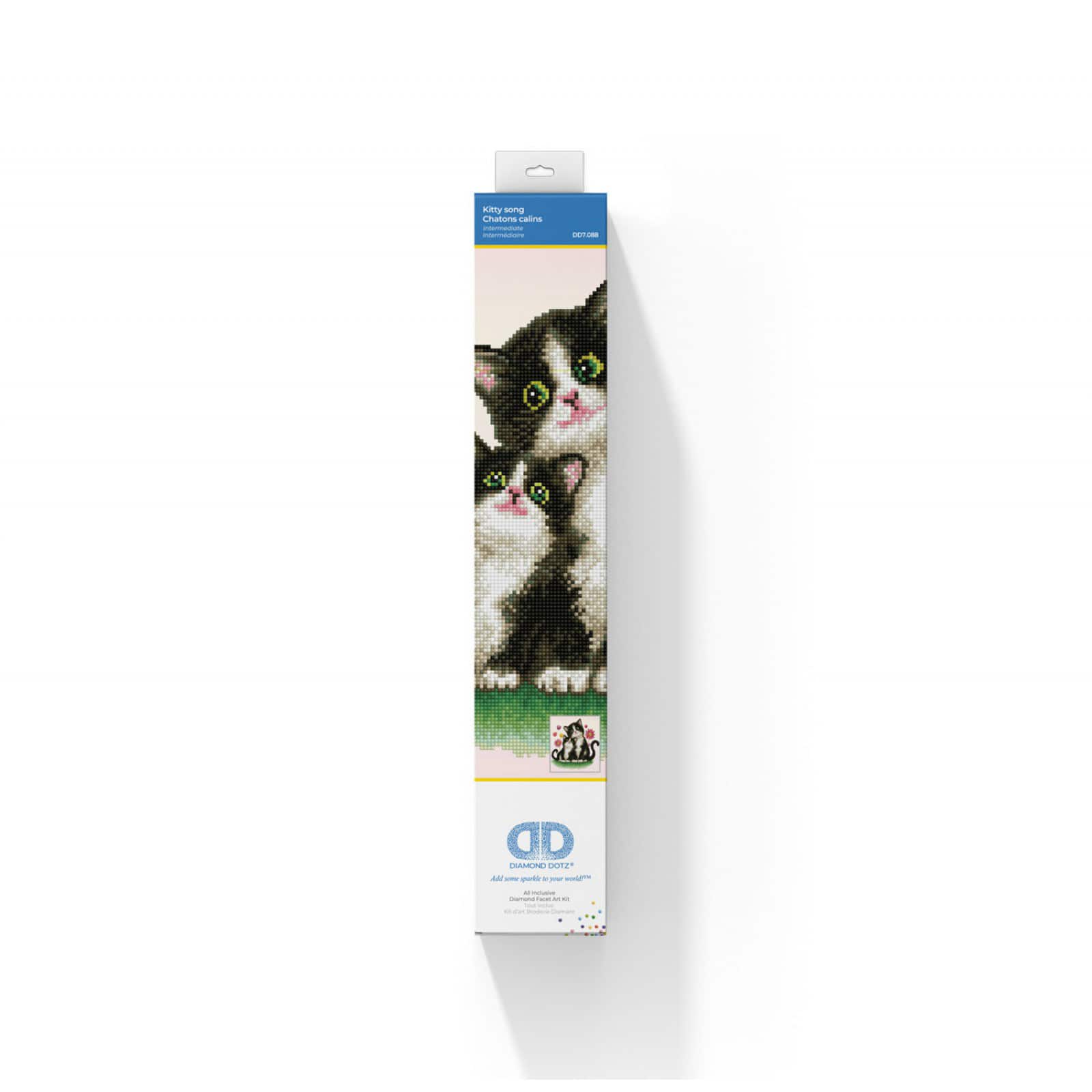 Diamond Dotz® Intermediate Kitty Song Diamond Painting Kit