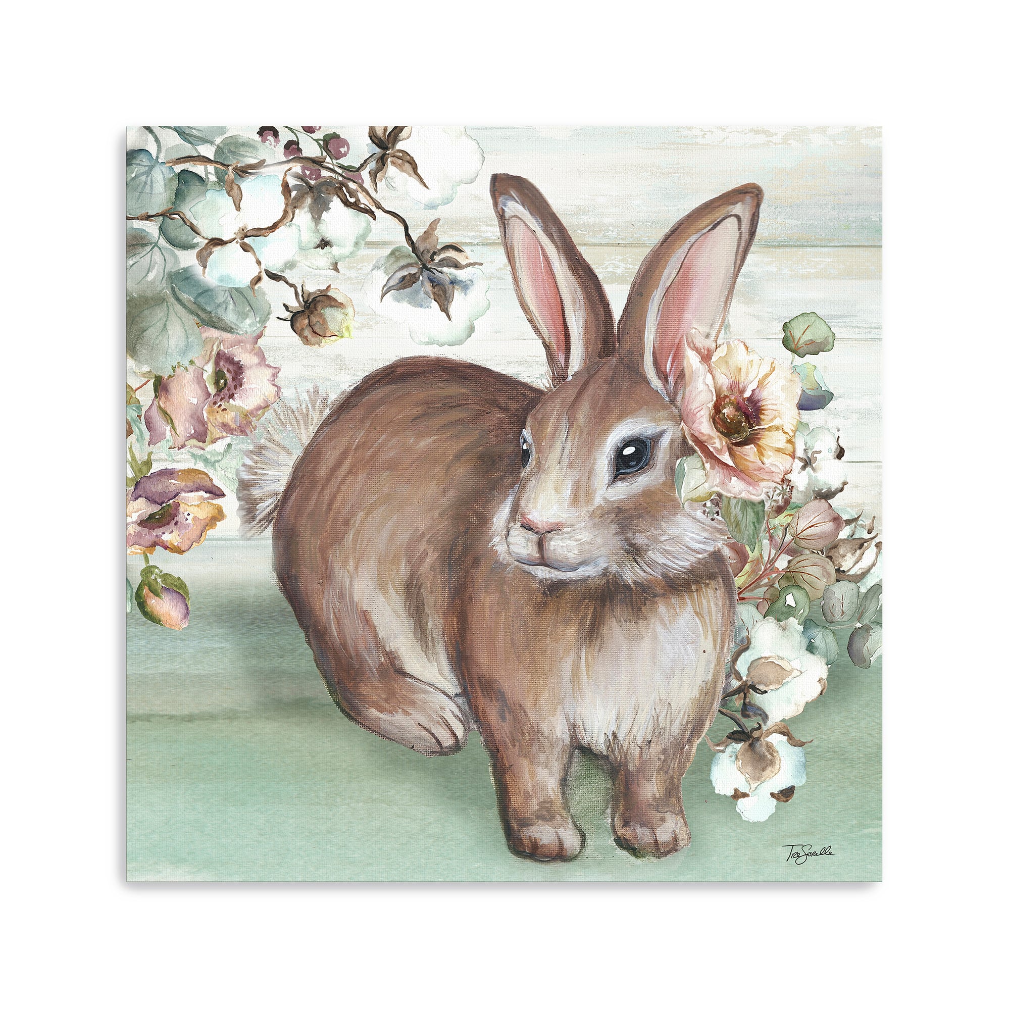 Lumaprints Farmhouse Bunny IV Canvas Giclée Art