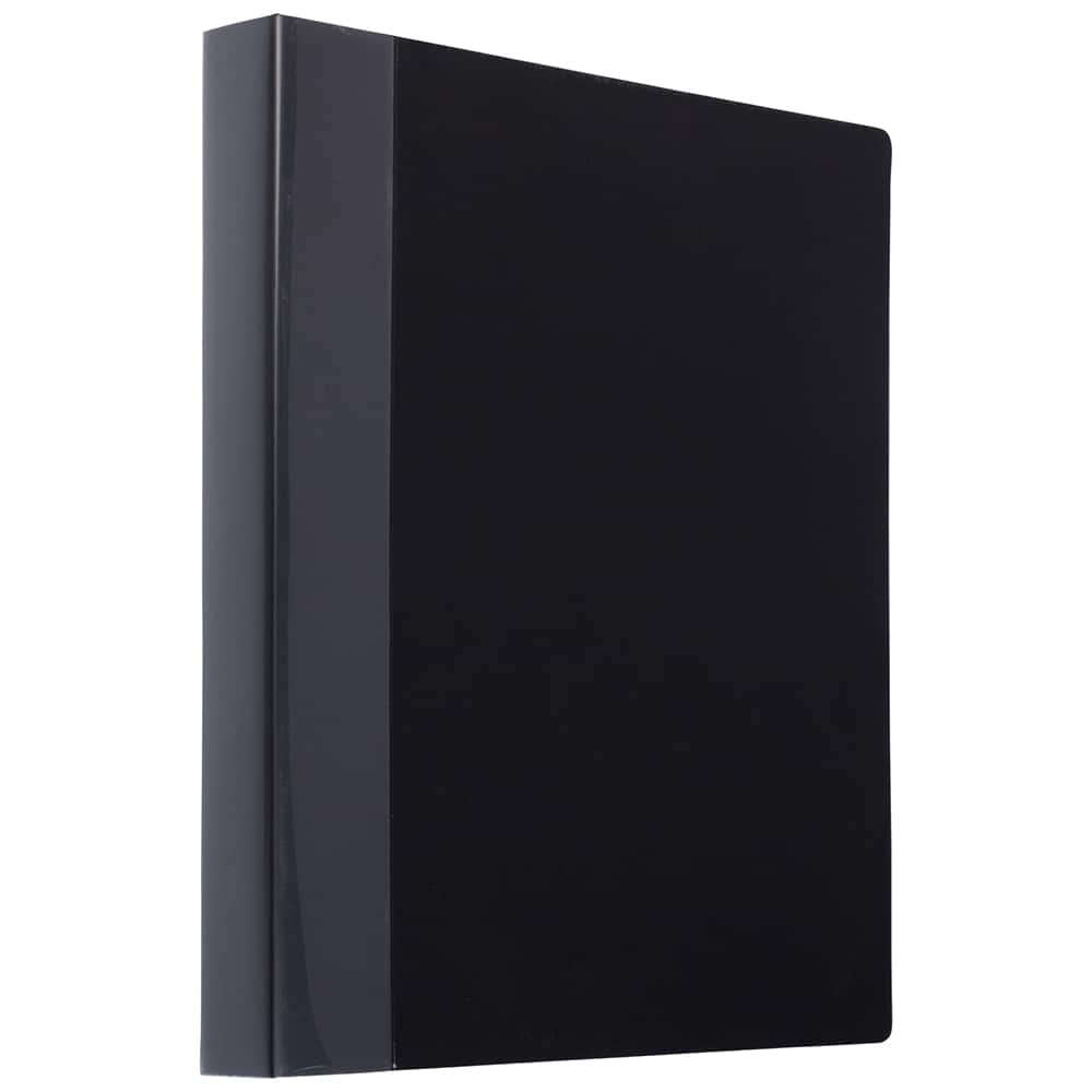 JAM Paper Black Letter Size Display Book 12 Pack of 48 Pages