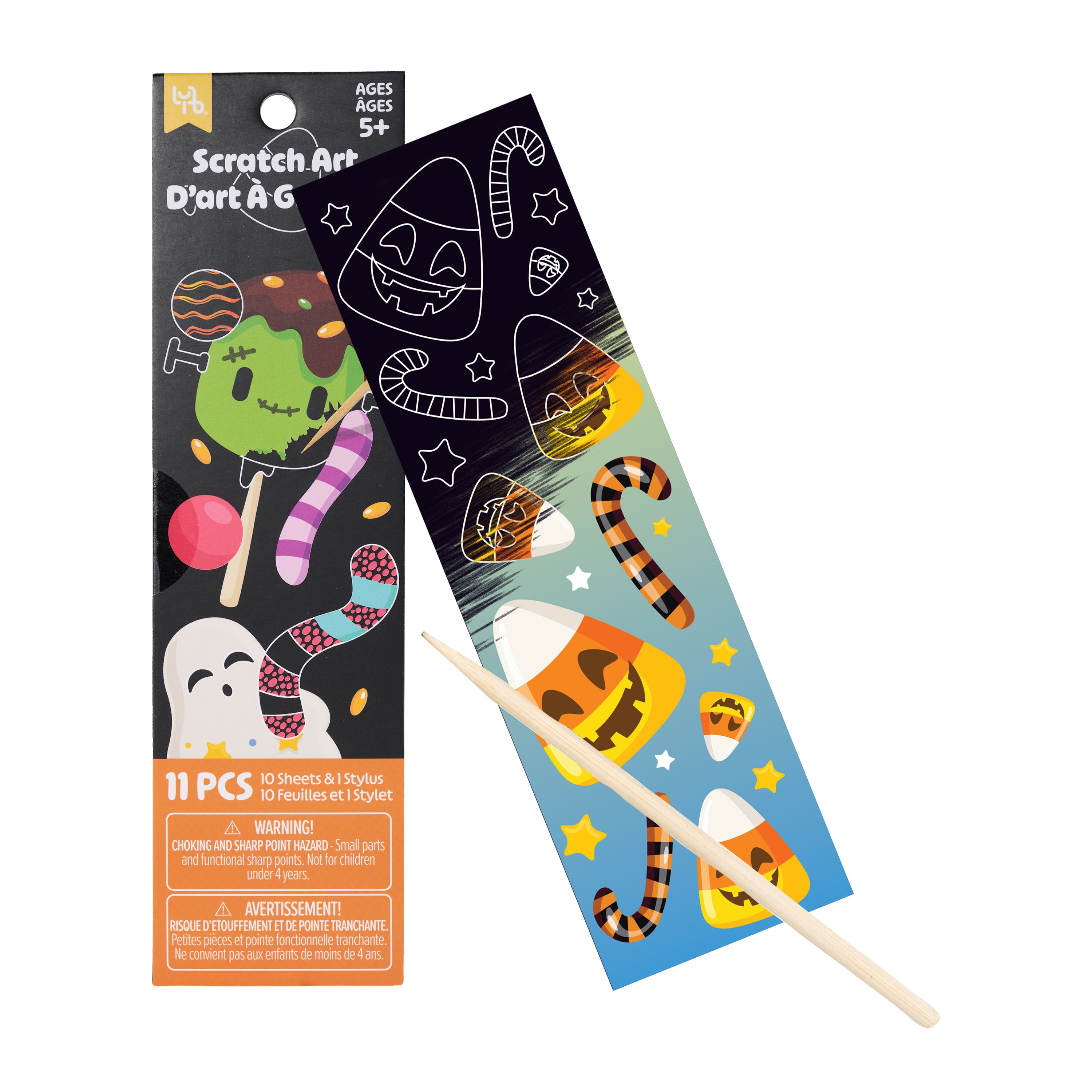 Halloween Treats Scratch Art Bookmark Pad by Little Yellow Bicycle®