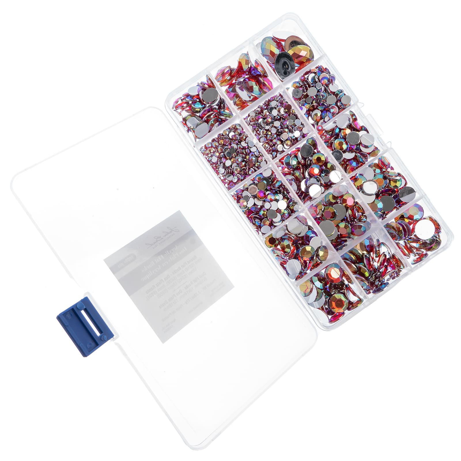 John Bead Round & Oval Acrylic Flatback Rhinestones in Box