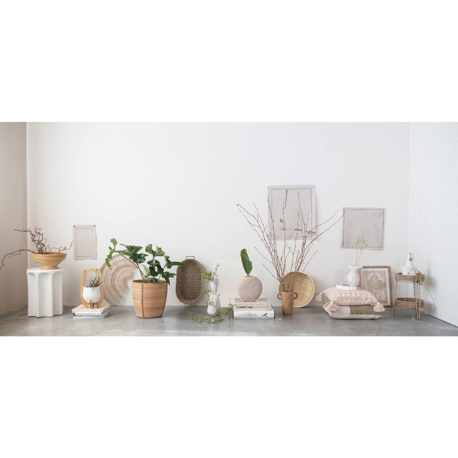Hello Honey® Hand Woven Decorative Bamboo Basket Set