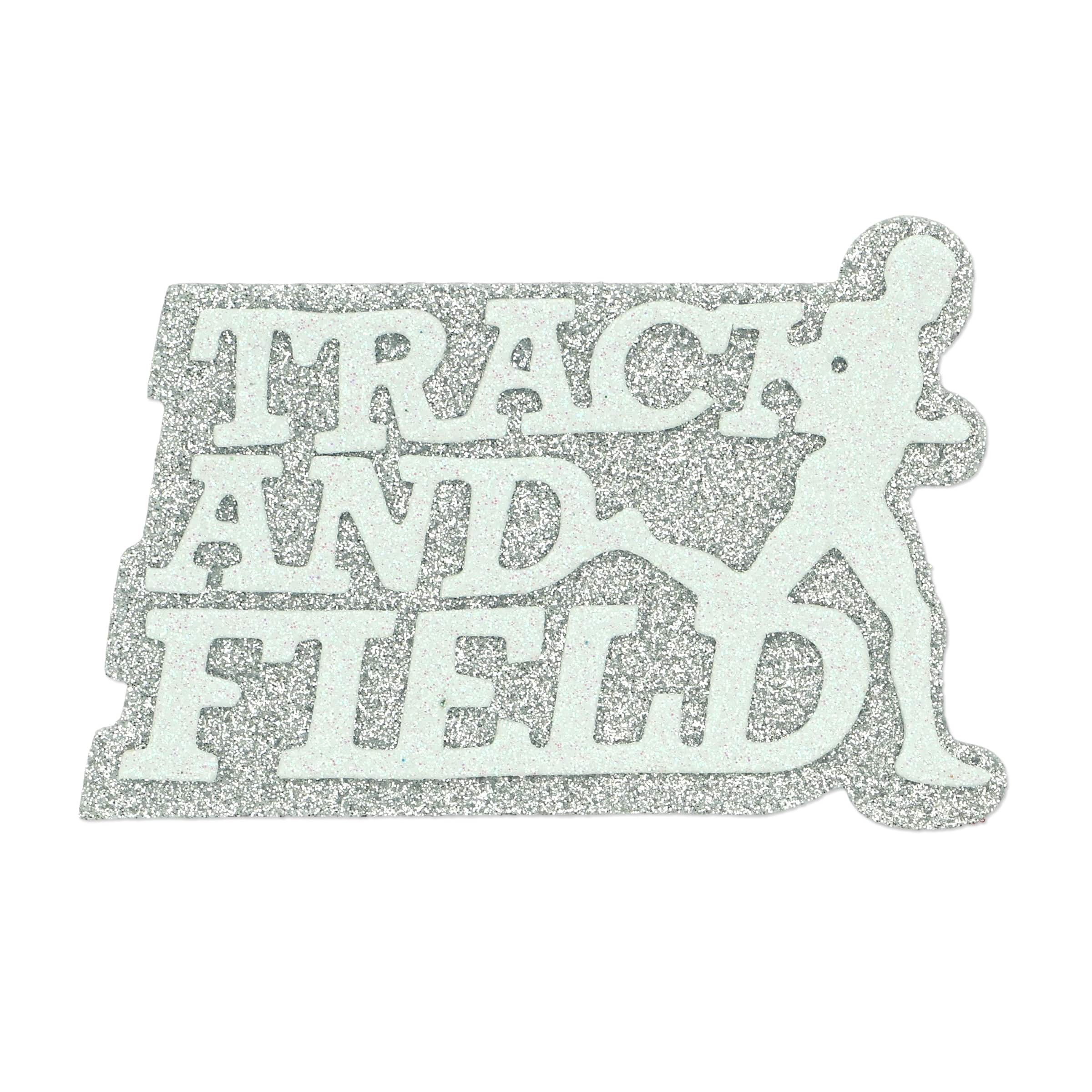 Glitter Track & Field Foam Sticker by Celebrate It®