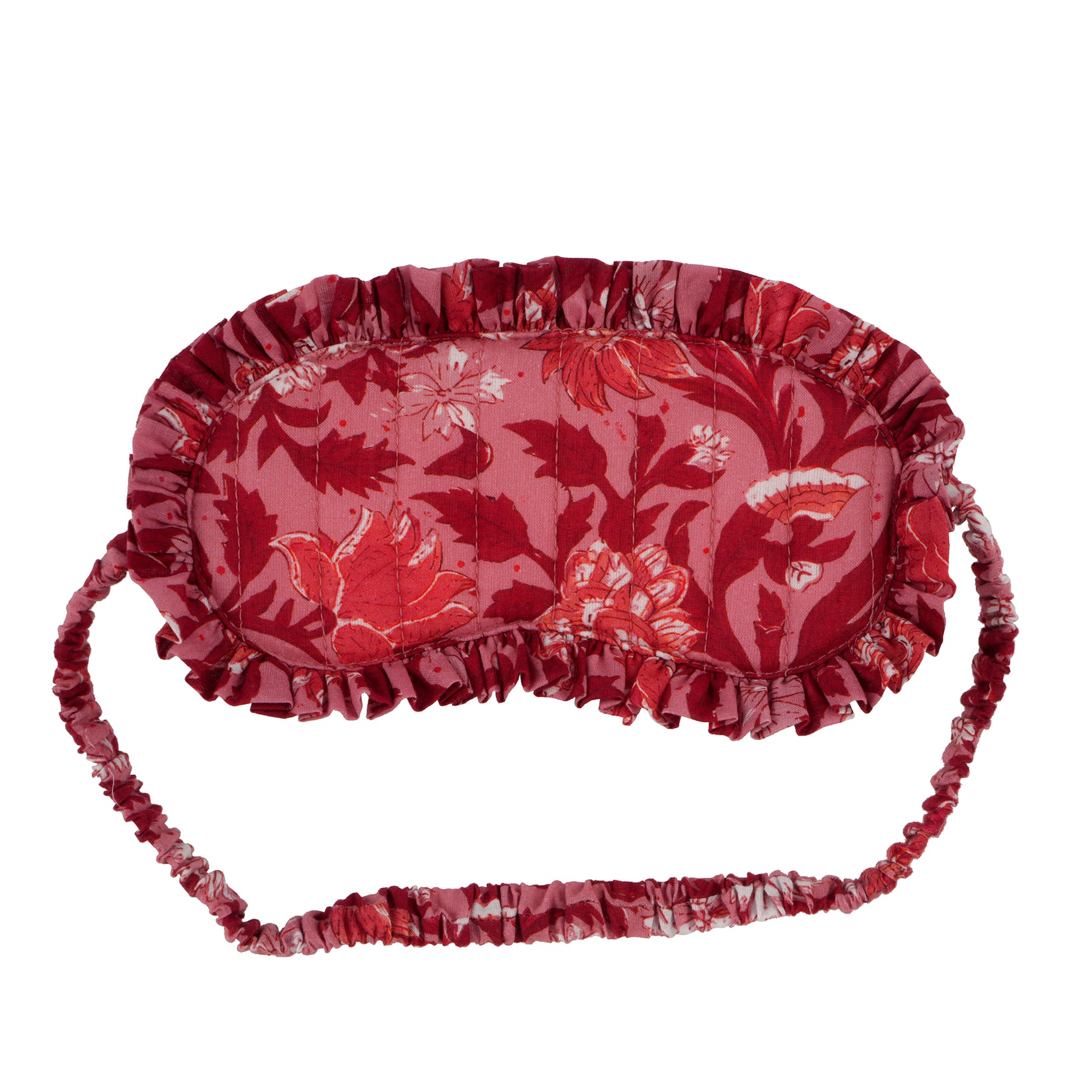 8" Printed Cotton Eye Mask with Gift Matchbox By Michaels® in Maroon