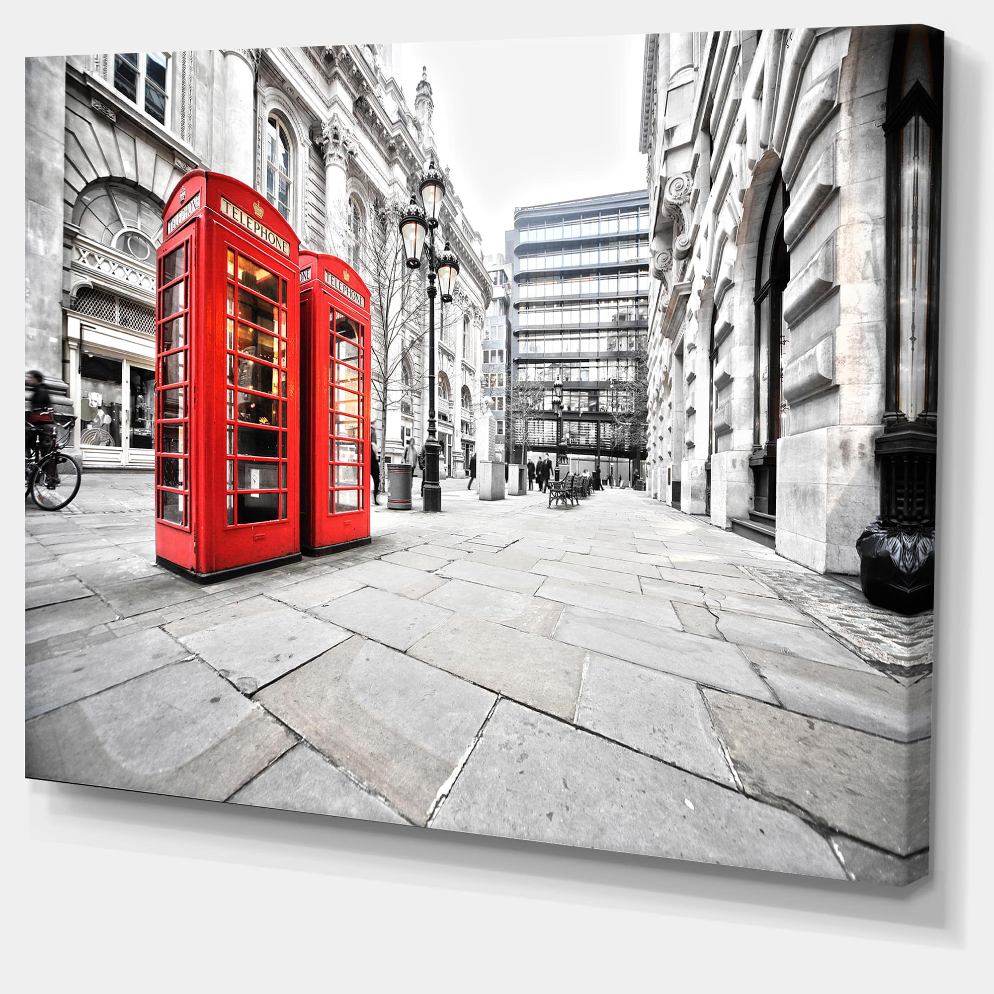 Designart - Phone Booths on Street
