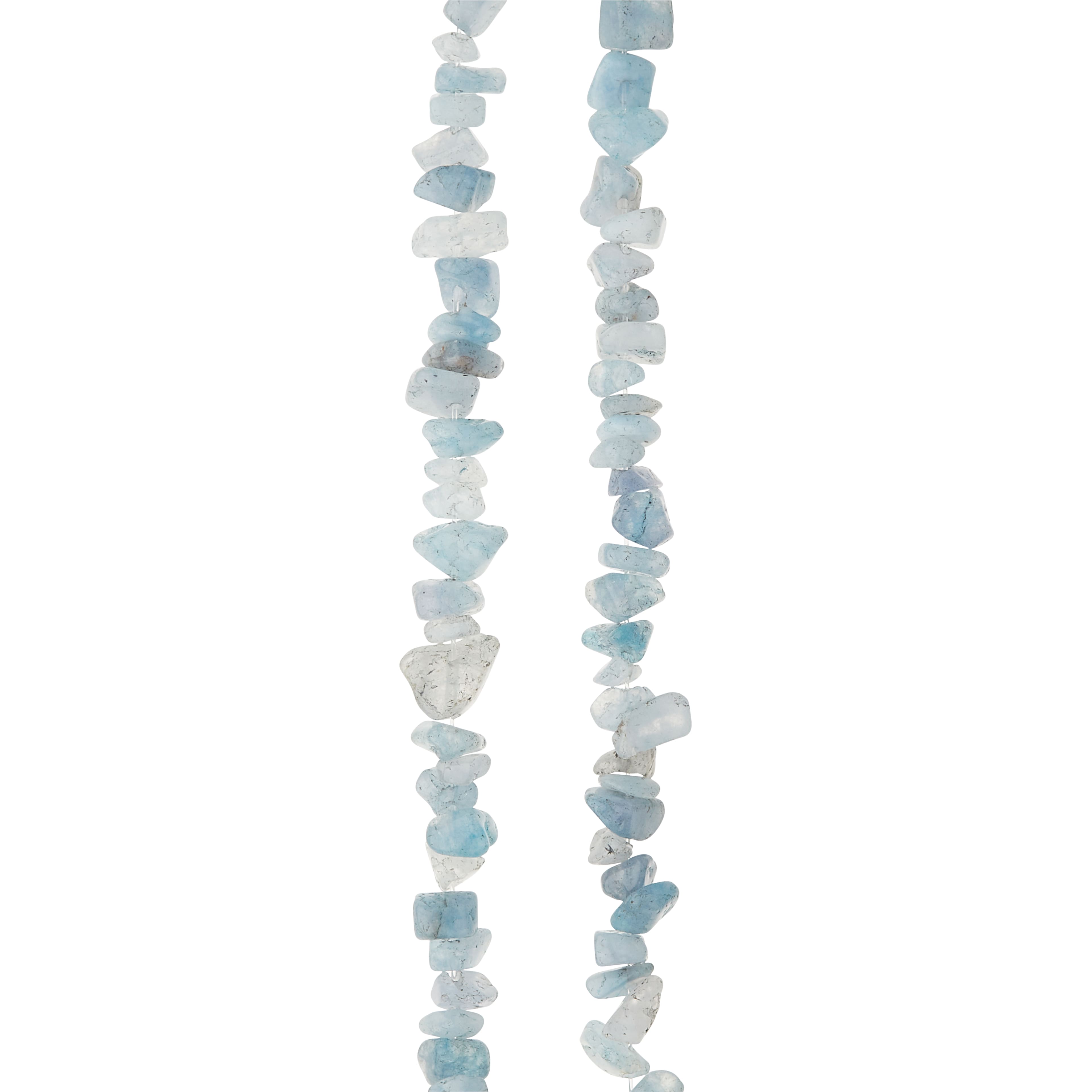 12 Packs: 2 ct. (24 total) Aquamarine Chip Beads by Bead Landing™