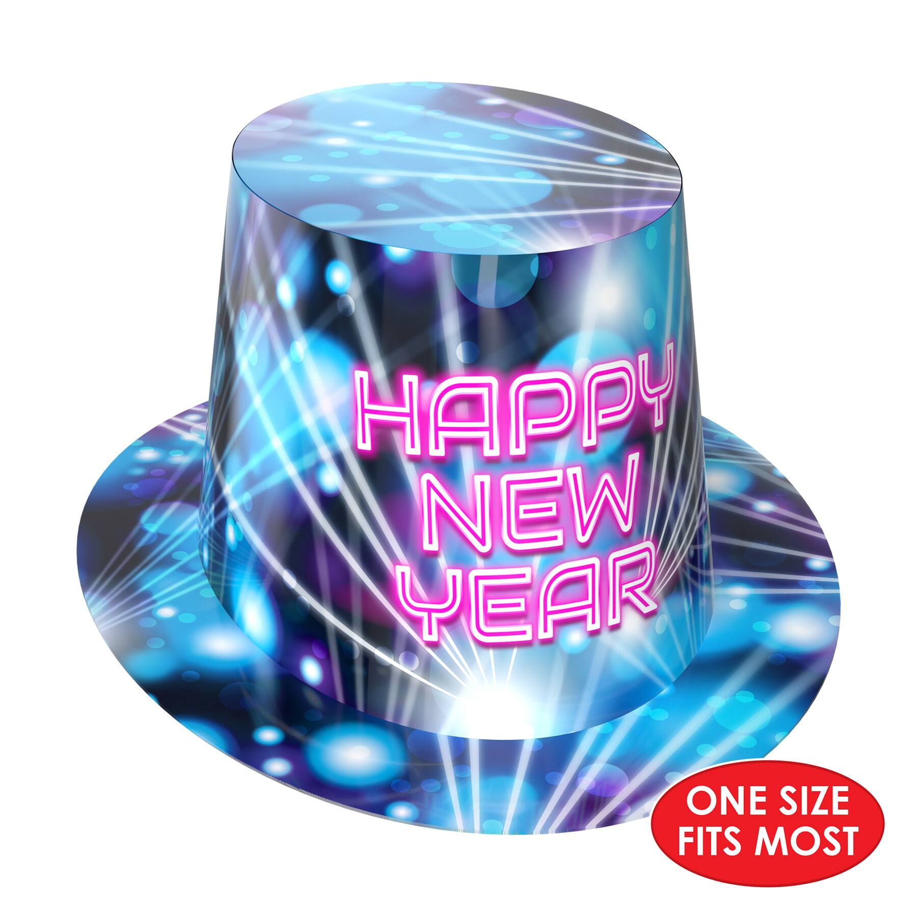 Beistle New Year's Rave Hi Hat, 25ct.