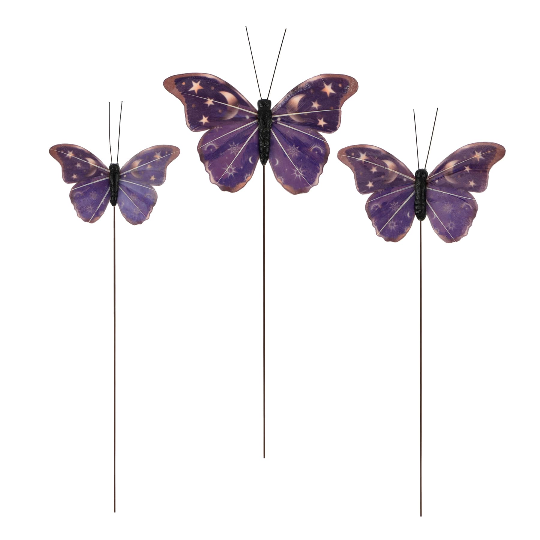 Star & Moon Feather Butterfly, 3ct. by Ashland®
