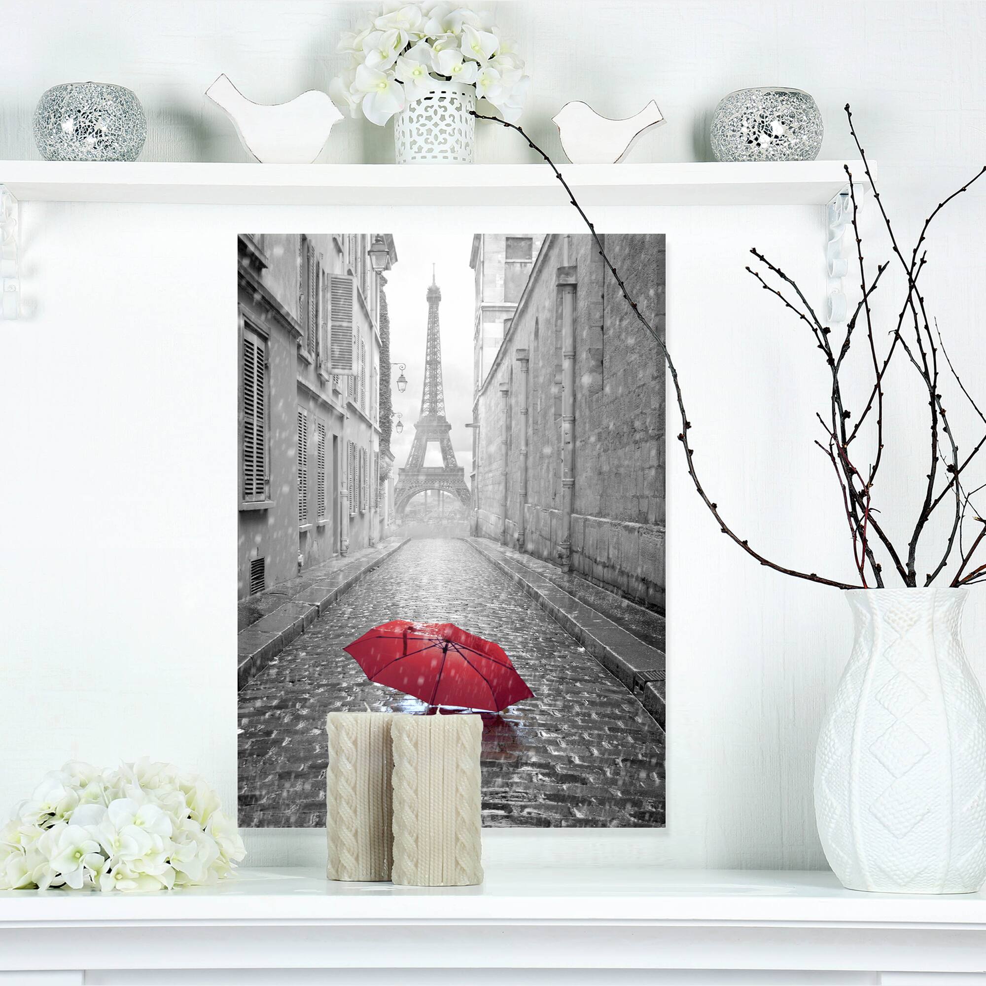 Designart - Eiffel View from Paris Street