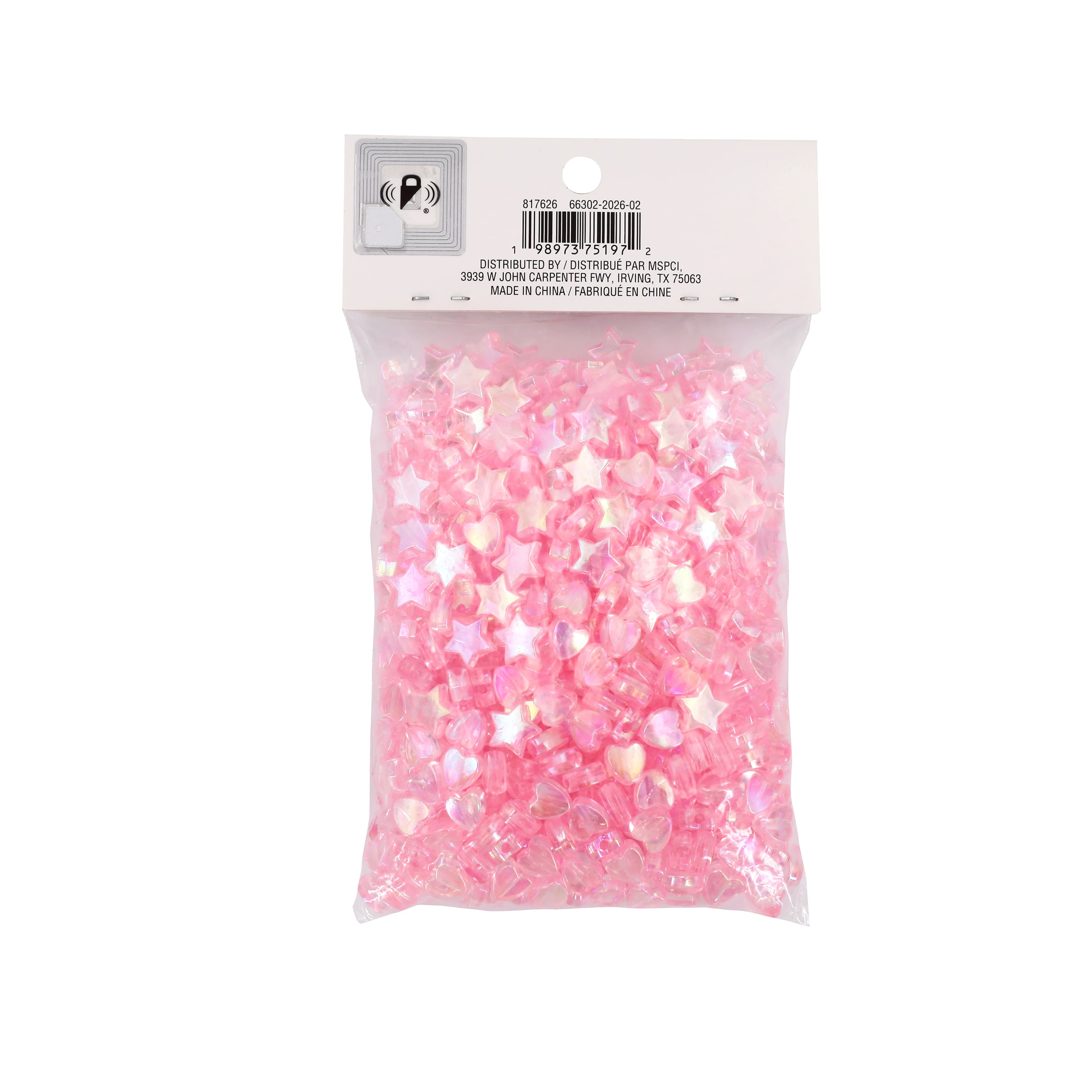 Pink AB Star & Heart Acrylic Beads, 450ct. by Bead Landing™