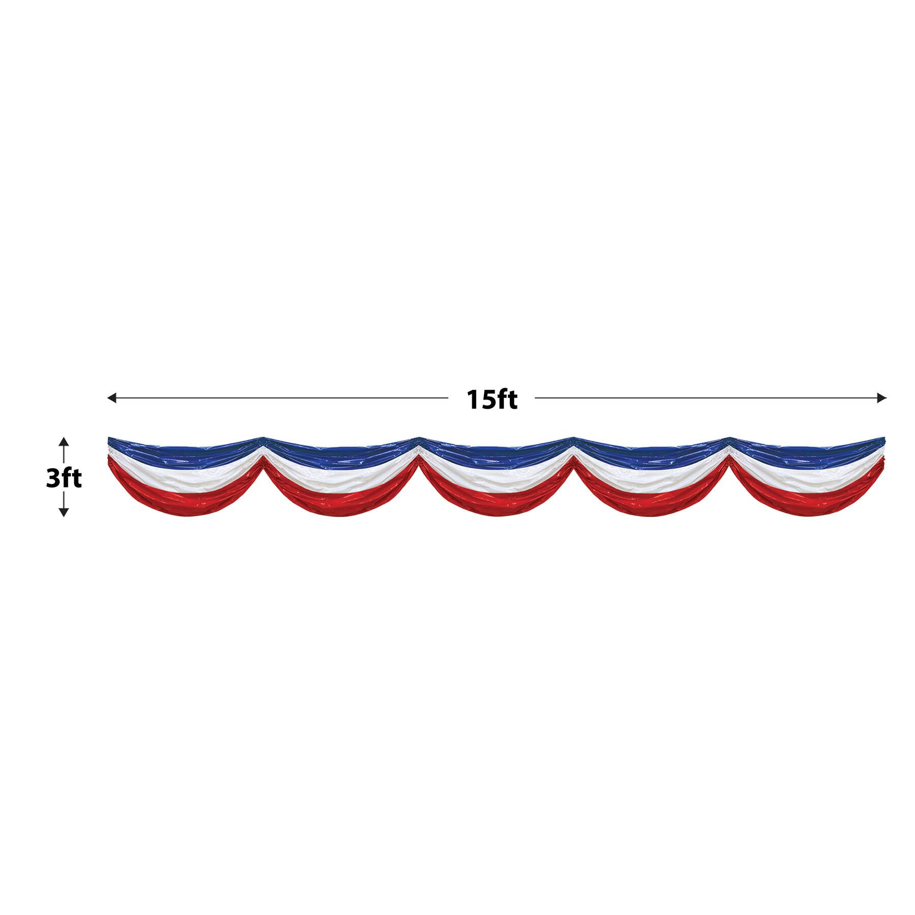 Beistle 15ft. Patriotic Plastic Bunting