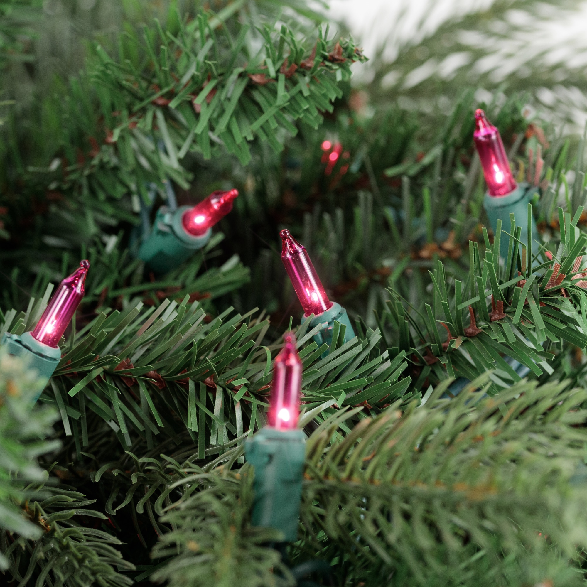 100ct. Mini Christmas String Lights with Green Wire