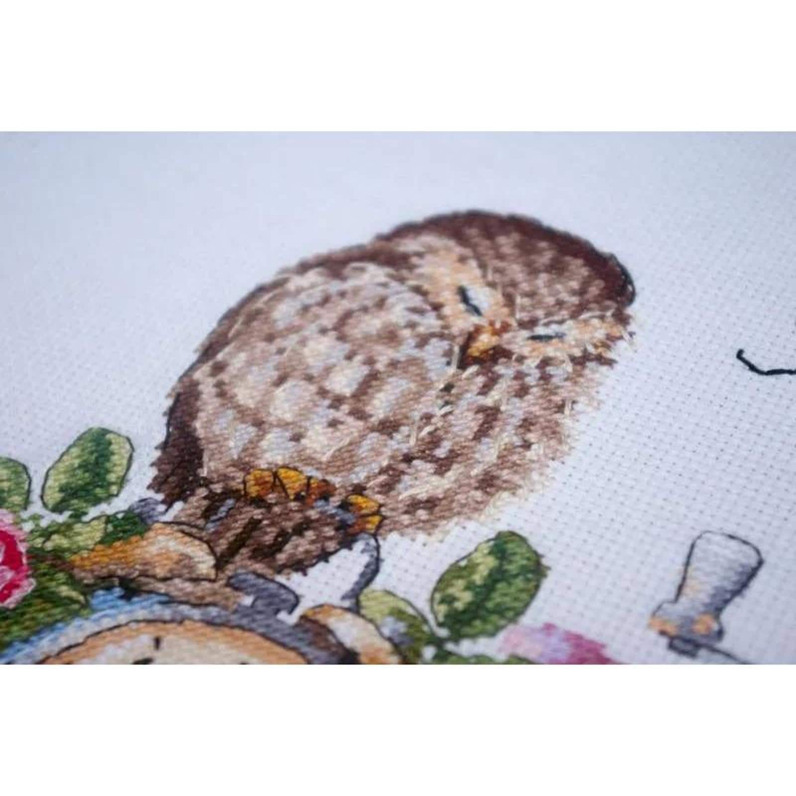 Merejka® It's Coffee O'clock Counted Cross Stitch Kit