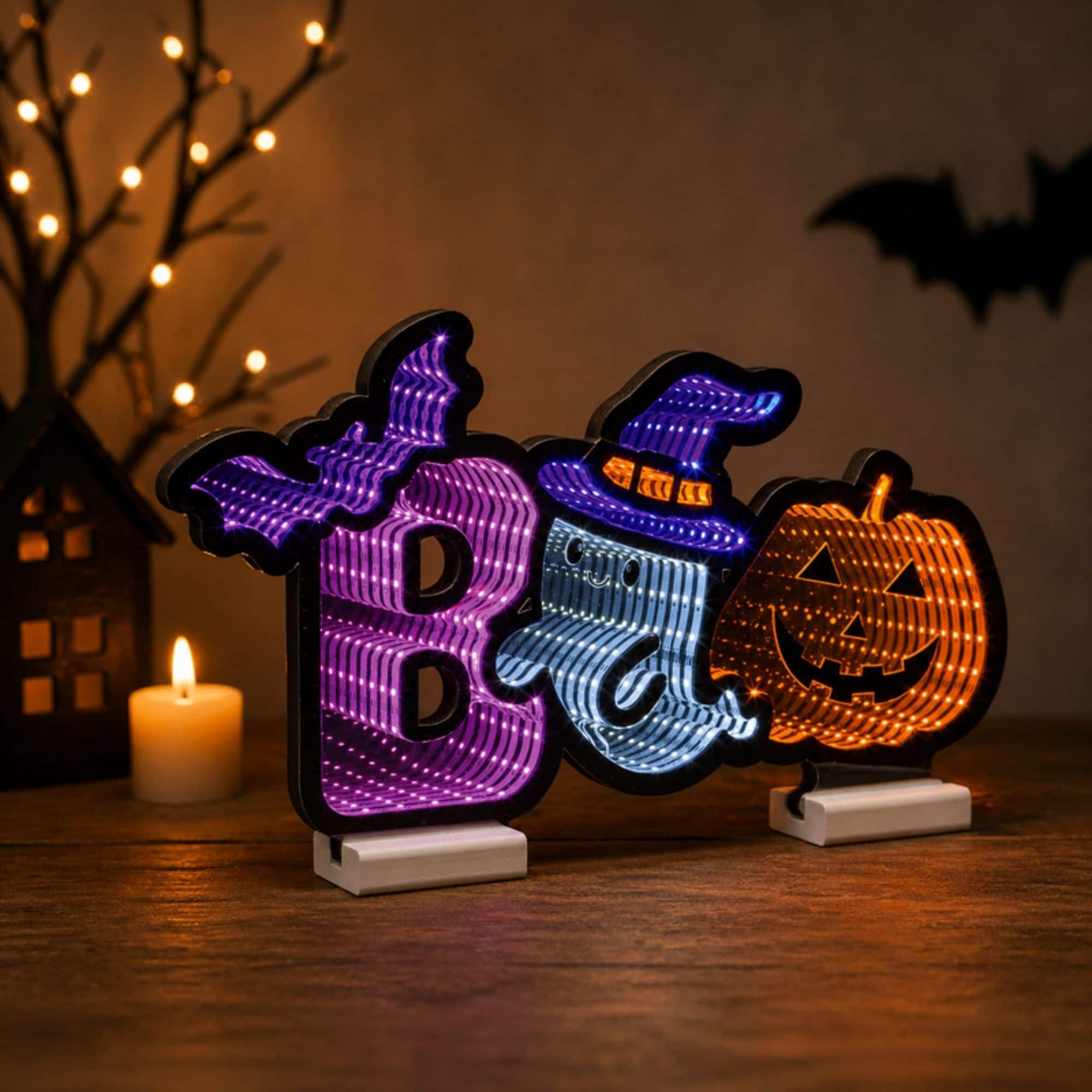 Melrose 17" Halloween Boo EkkoLight