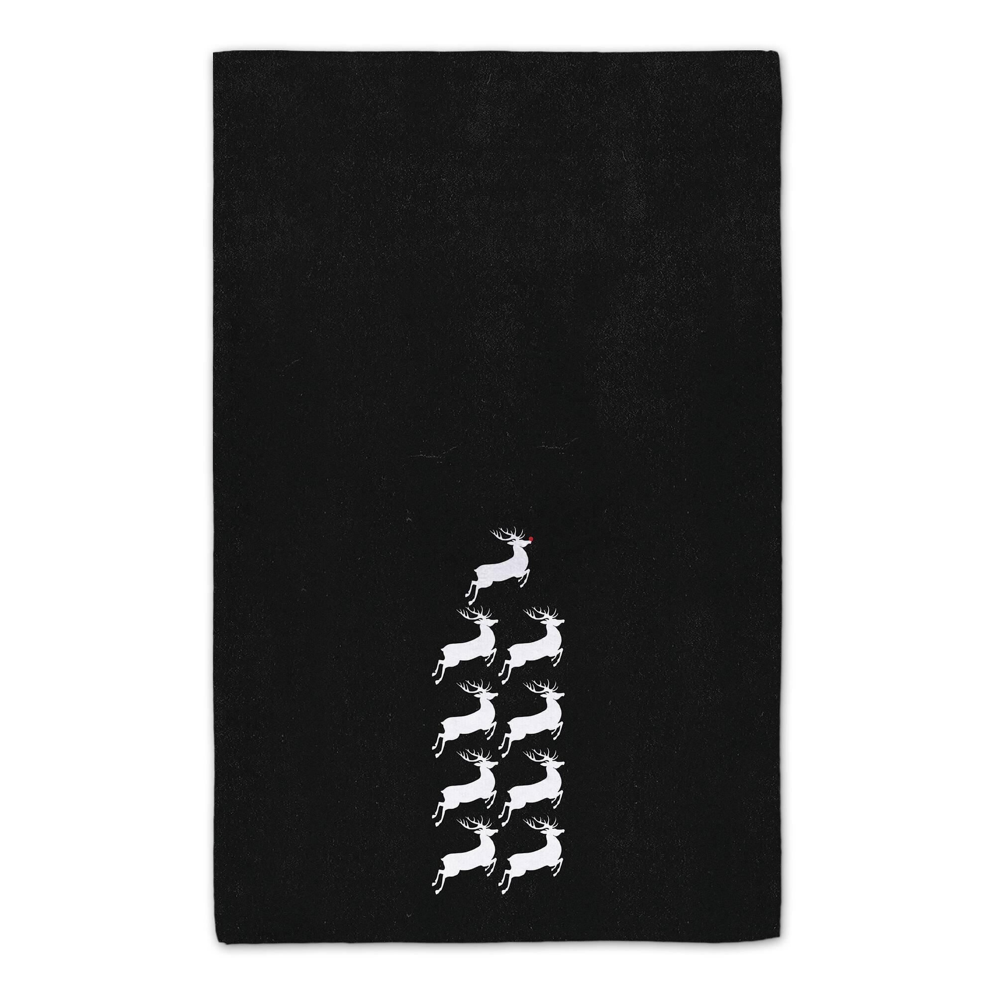 Reindeer Names Tea Towels - Set of 2