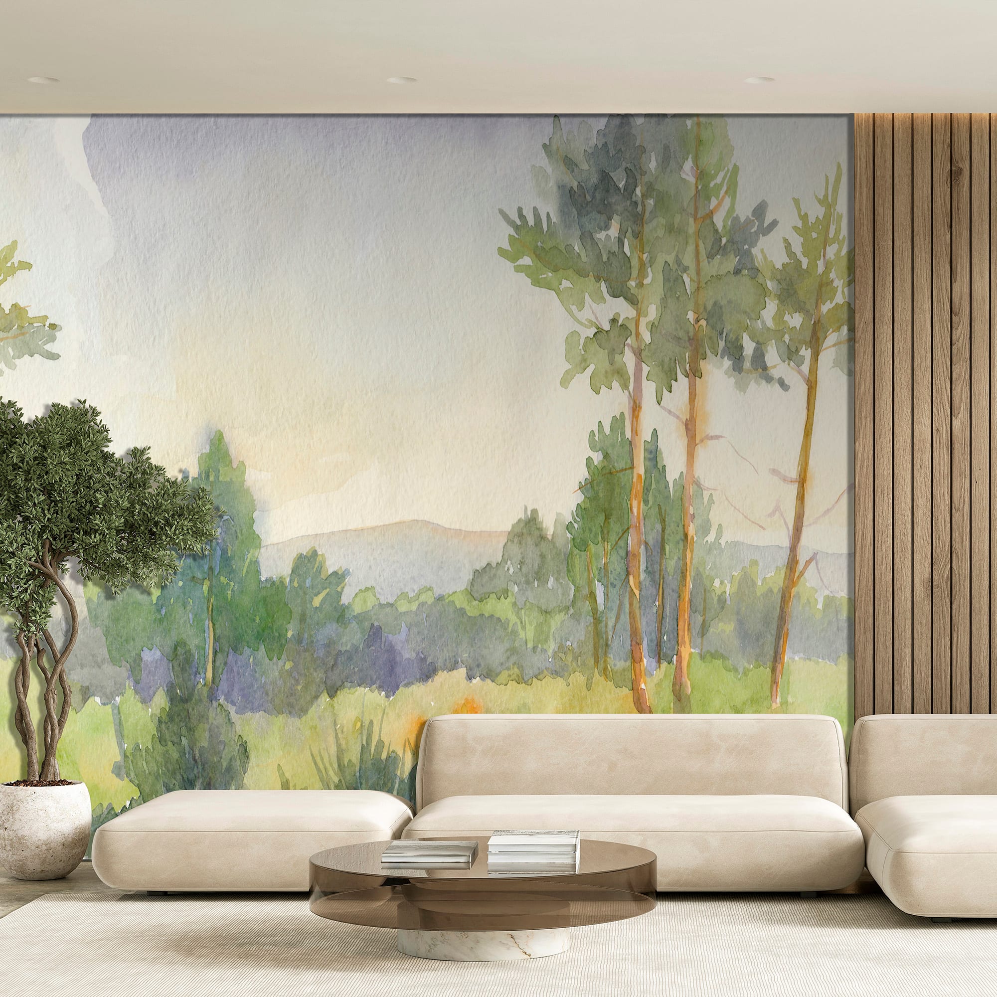 Designs Direct Sunlit Horizon Wall Mural