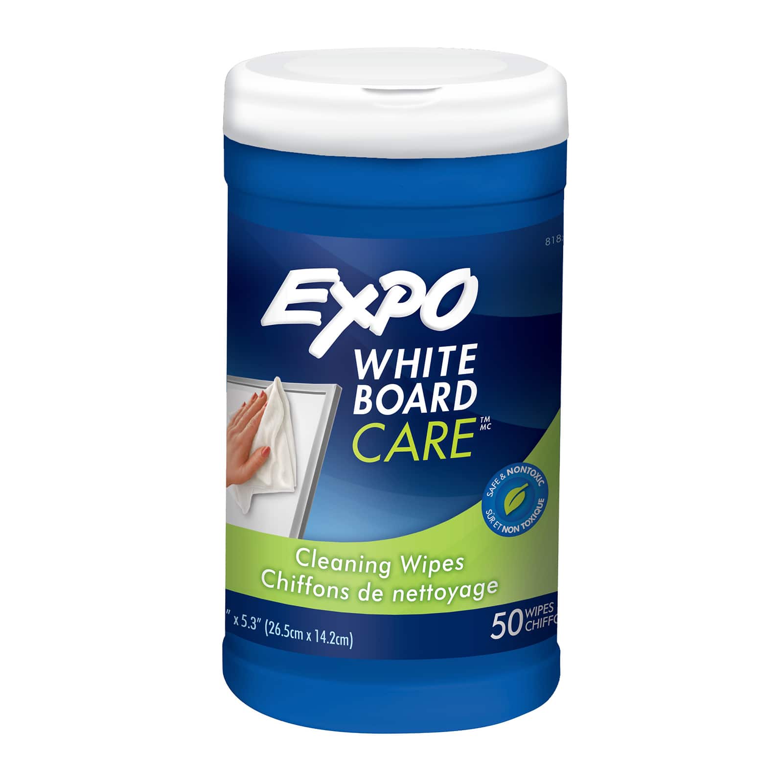 EXPO® White Board Care™ Cleaning Wipes, 2 Pack of 50