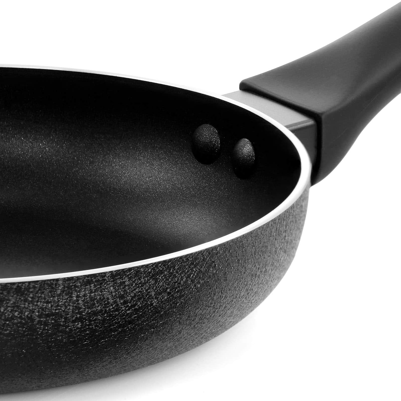Oster Ashford 8'' Black Nonstick Aluminum Frying Pan