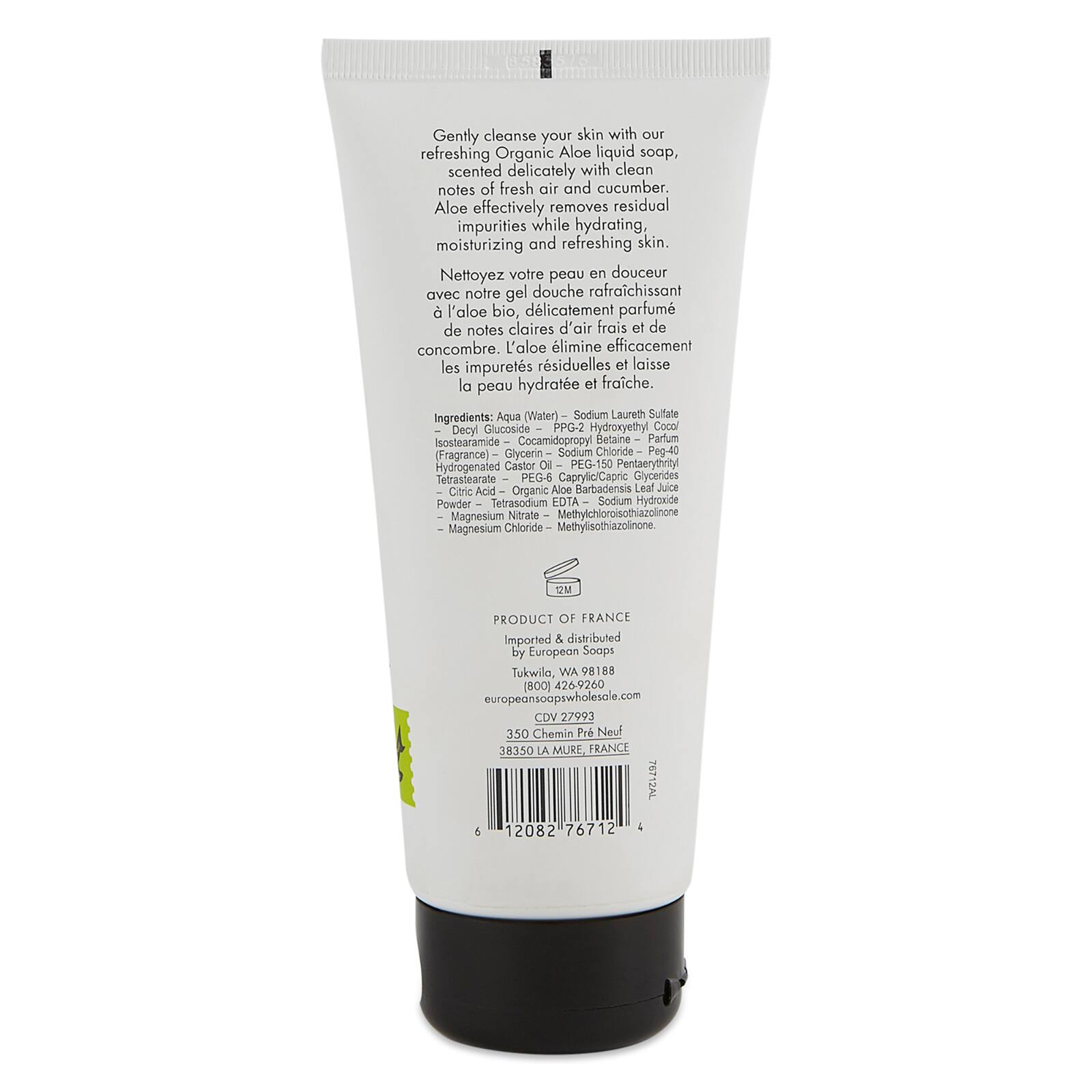 European Soaps Aloe Shower Gel, 200mL