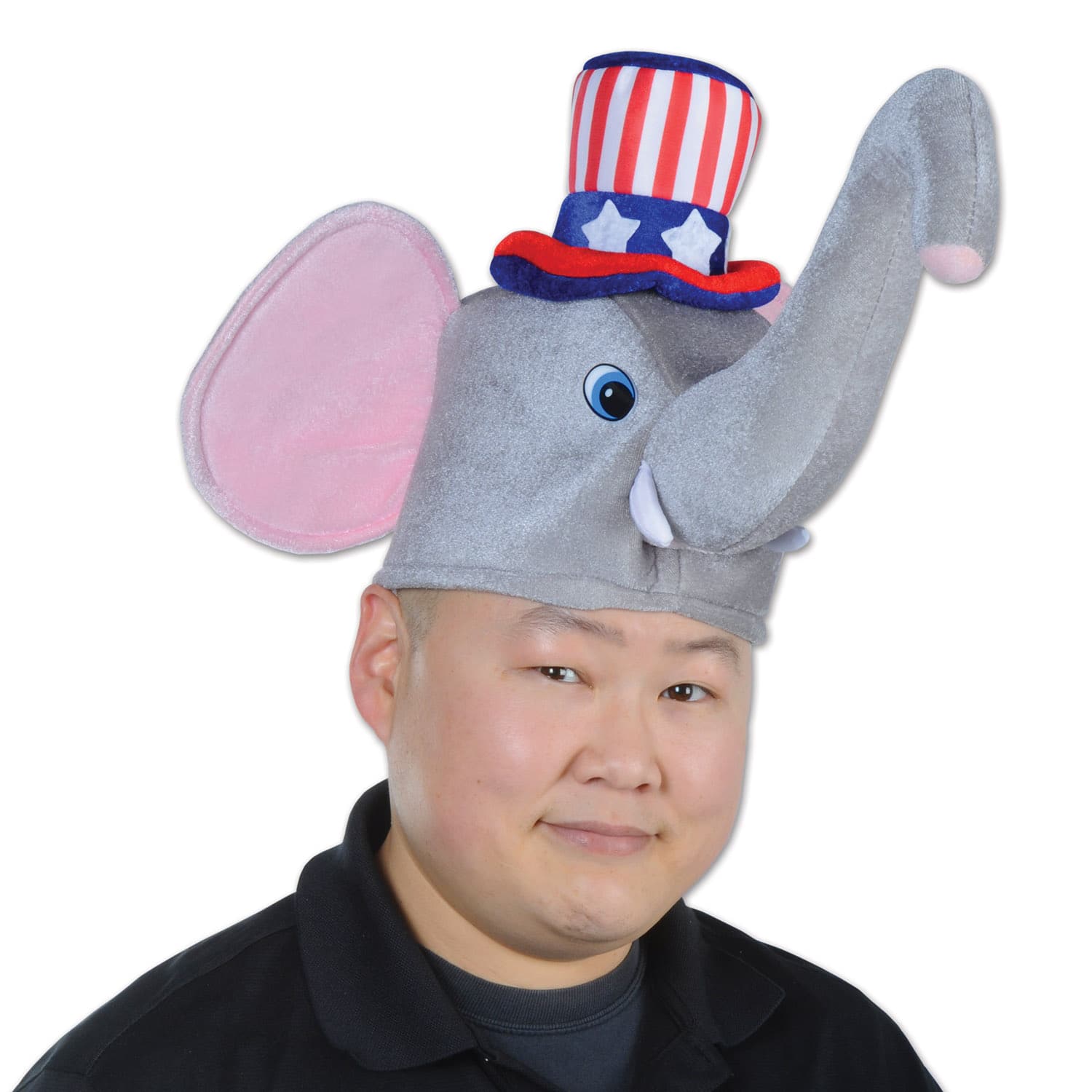 Beistle Adult Patriotic Elephant Plush Hat