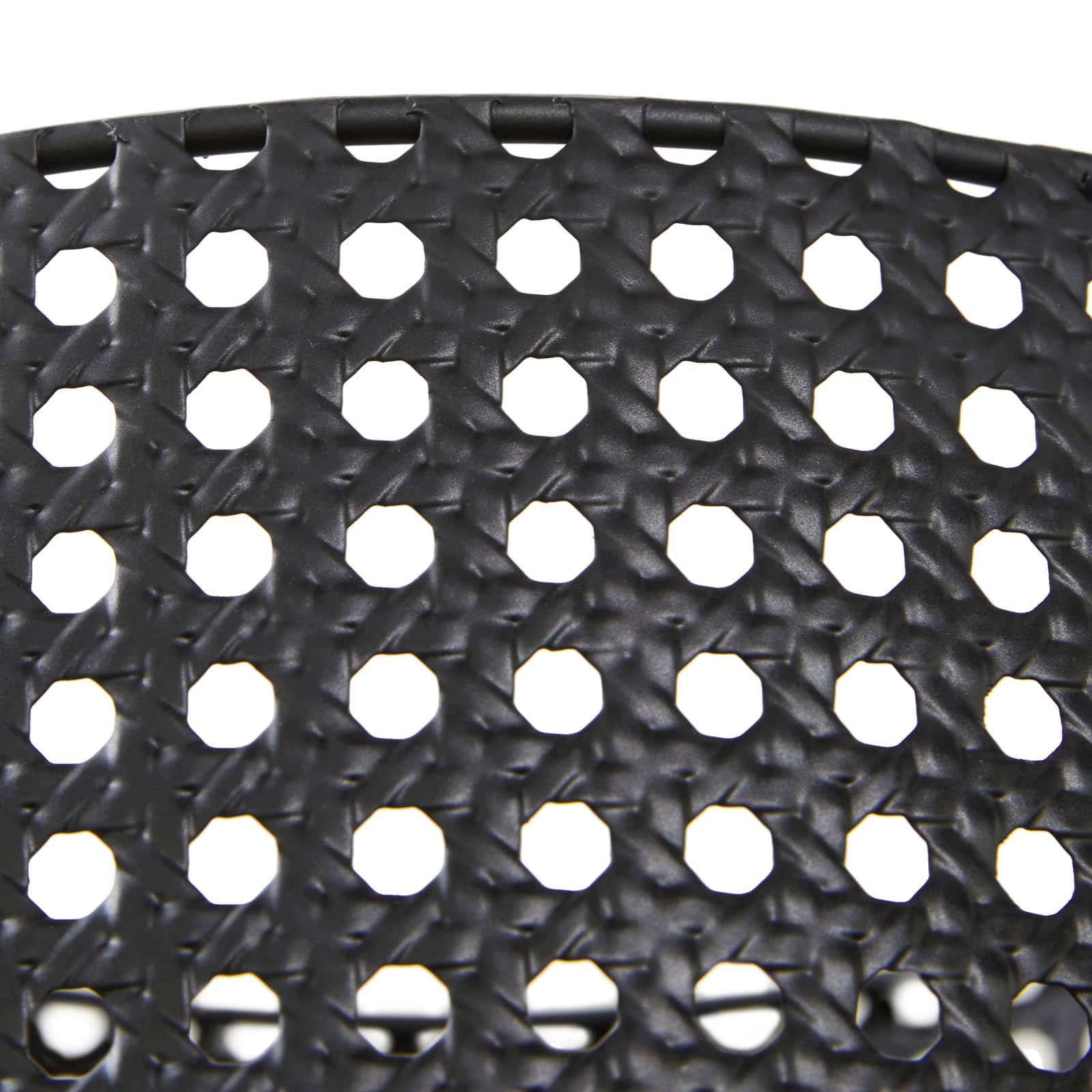 CosmoLiving by Cosmopolitan Black Metal Chic Planter Set