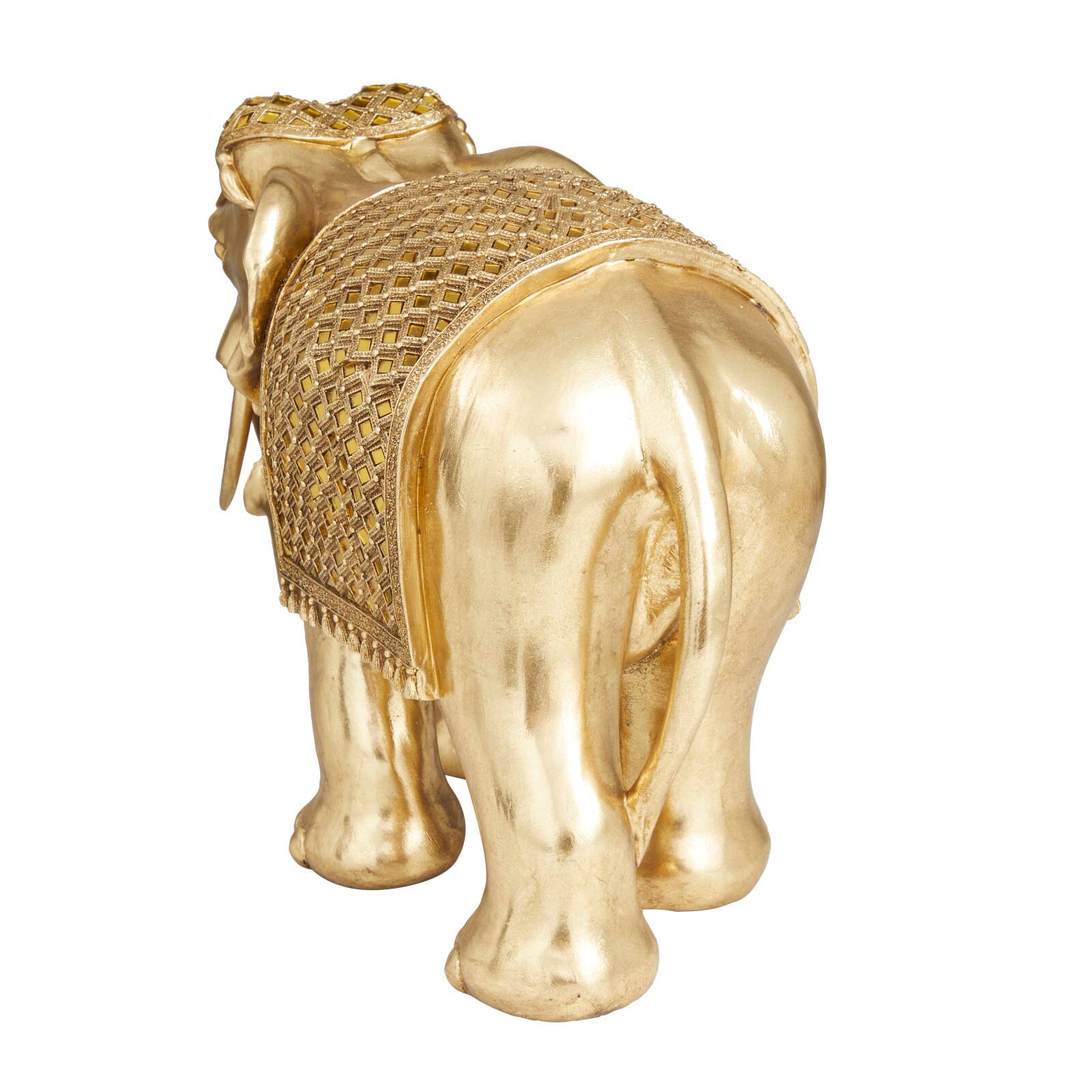 21" Gold Jungle Glam Sculpture