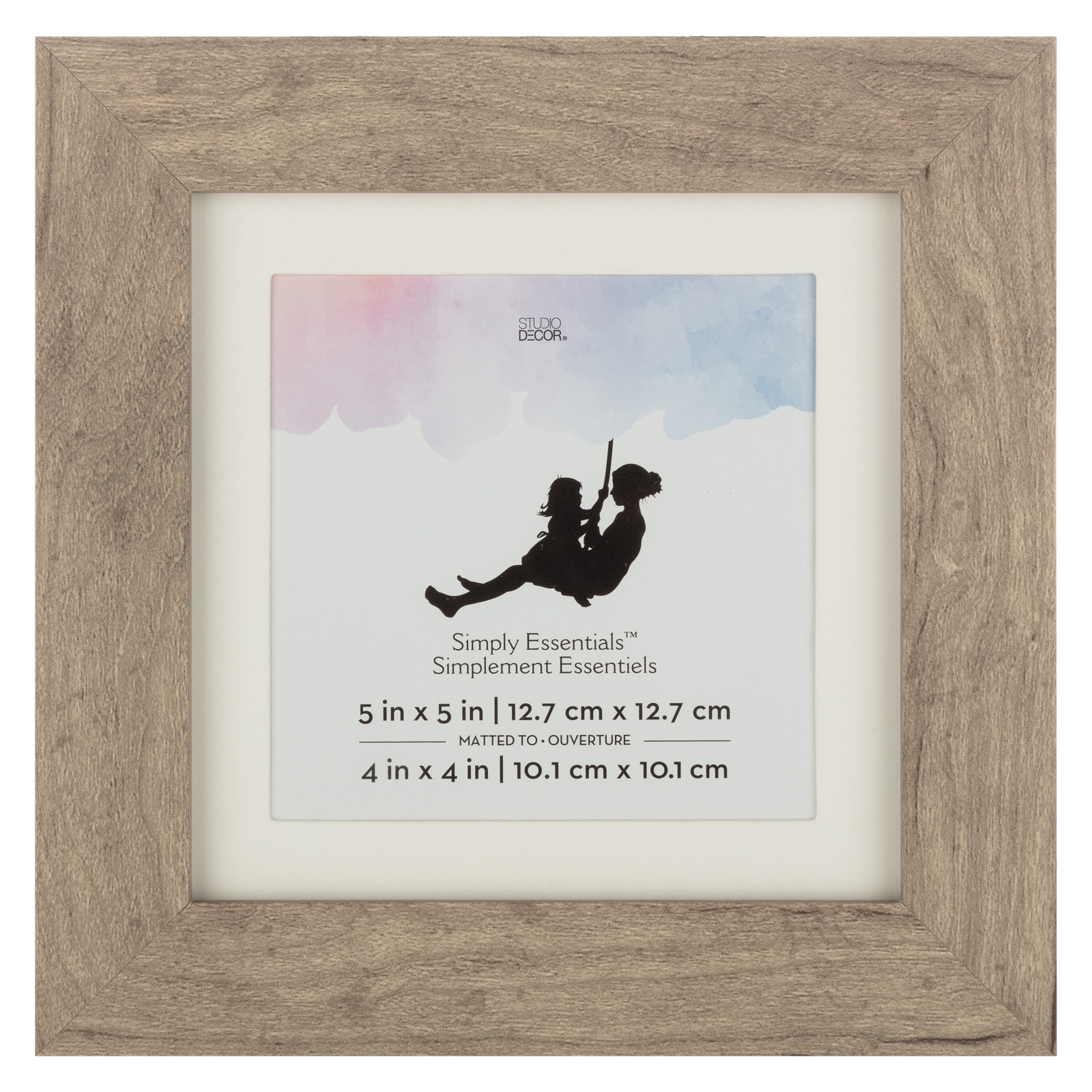 Simply Essentials™ Griege Frame with Mat by Studio Décor