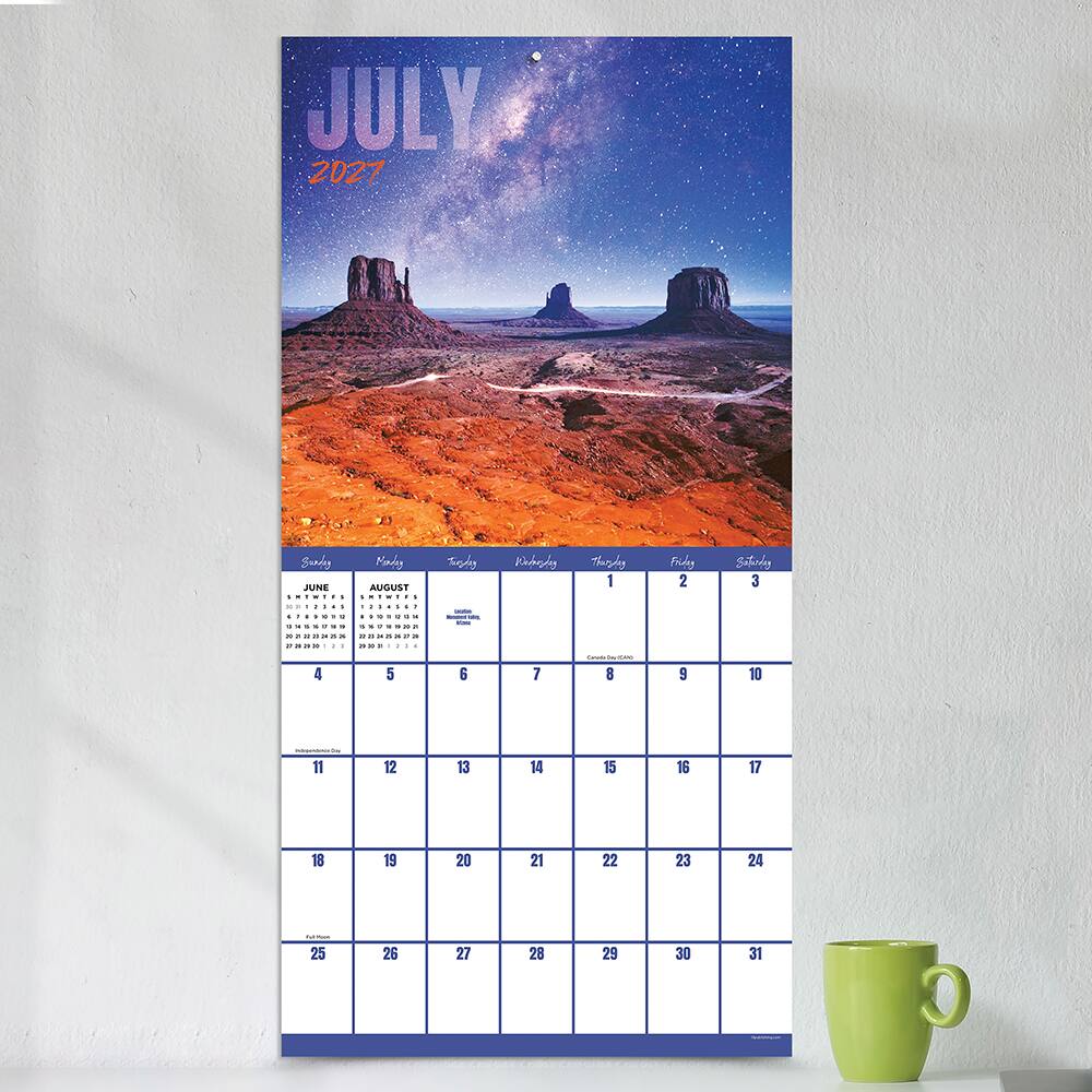 2027 Landscapes Wall Calendar