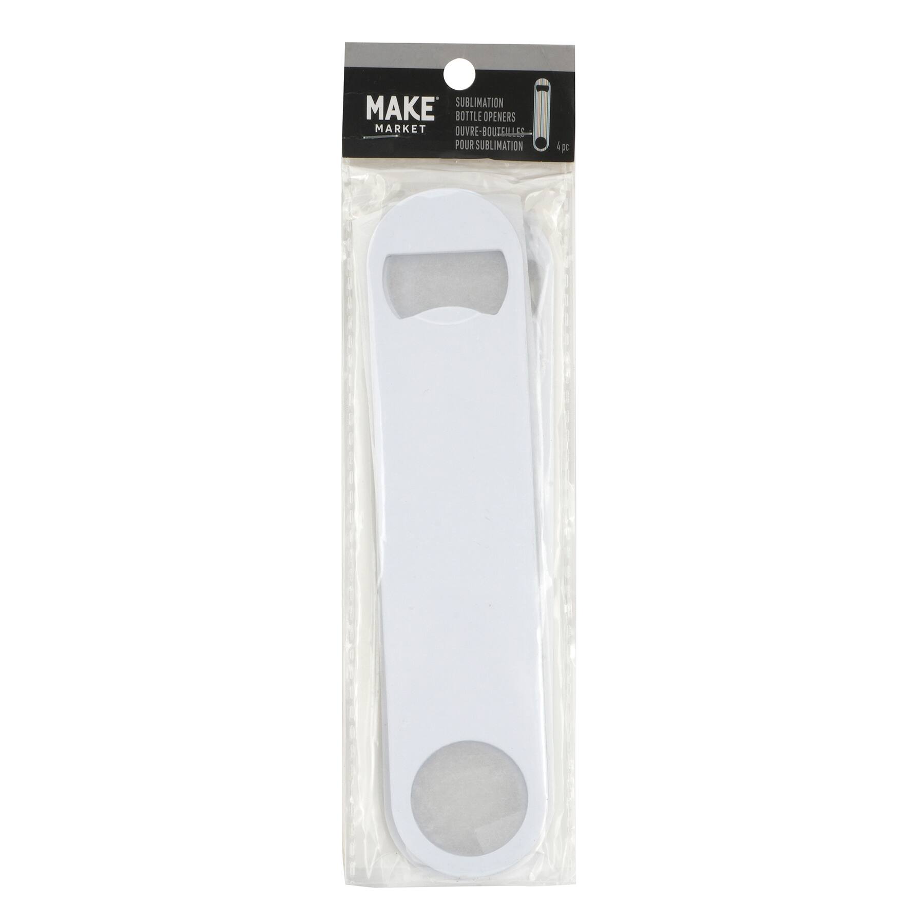 12 Packs: 4 ct. (48 total) Sublimation Bottle Openers by Make Market®