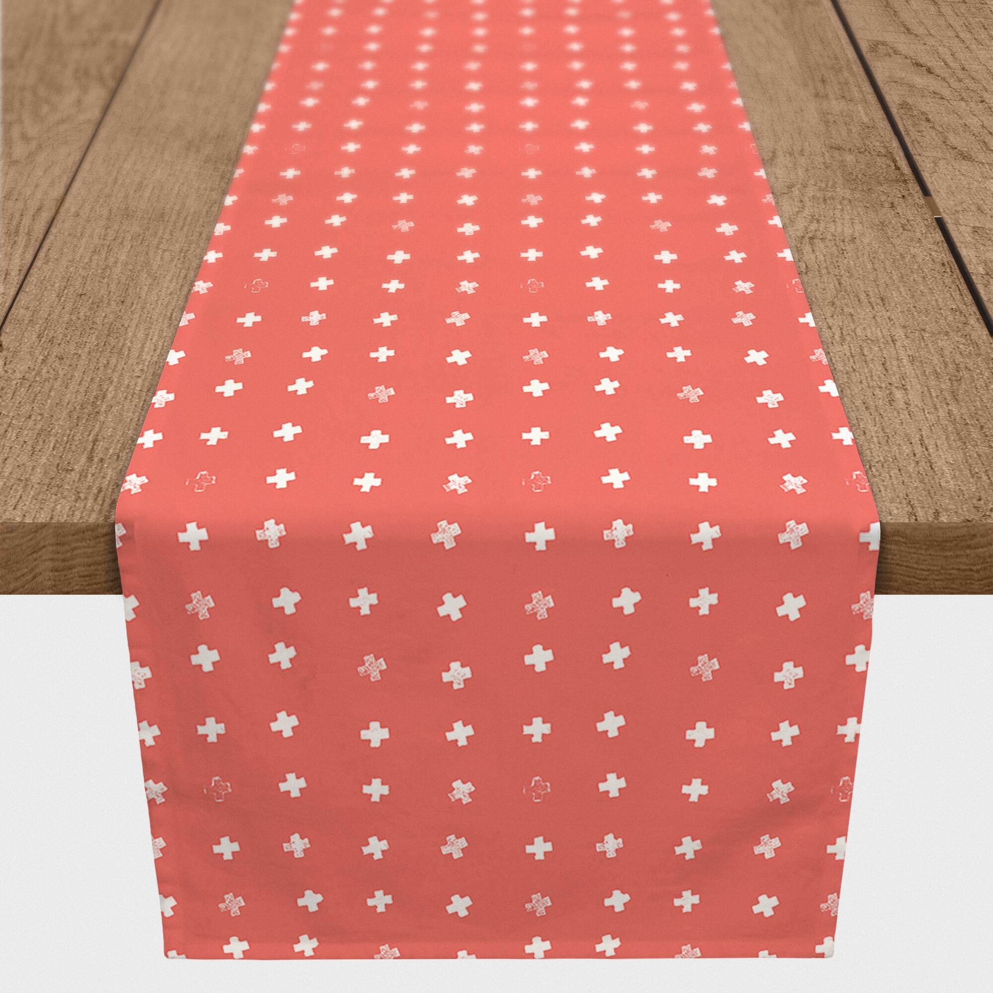 Crosses Indoor/Outdoor Table Runner
