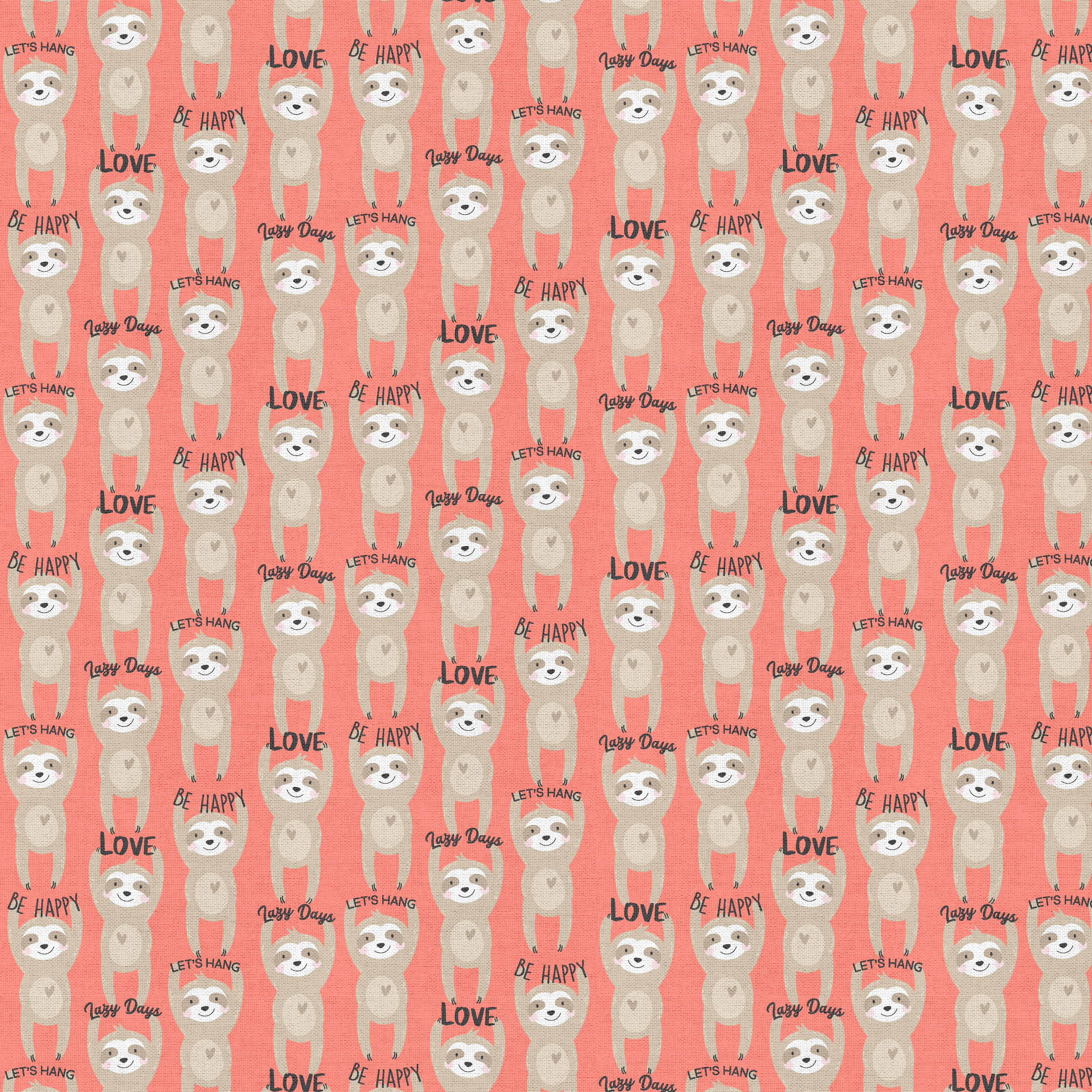 Sloth Themed Fabric Bundles by Loops & Threads™