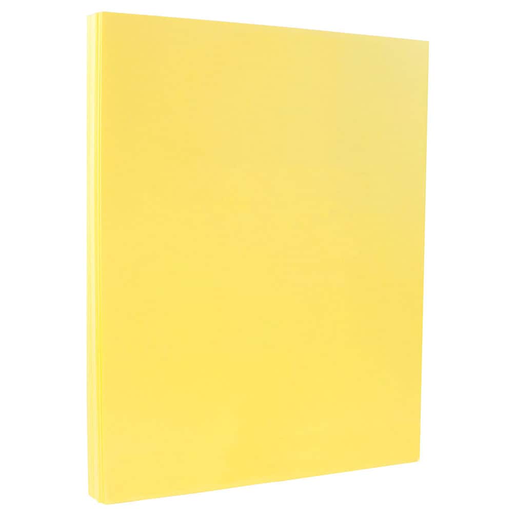 JAM Paper 8.5" x 11" Vellum Bristol Cardstock, 50ct.