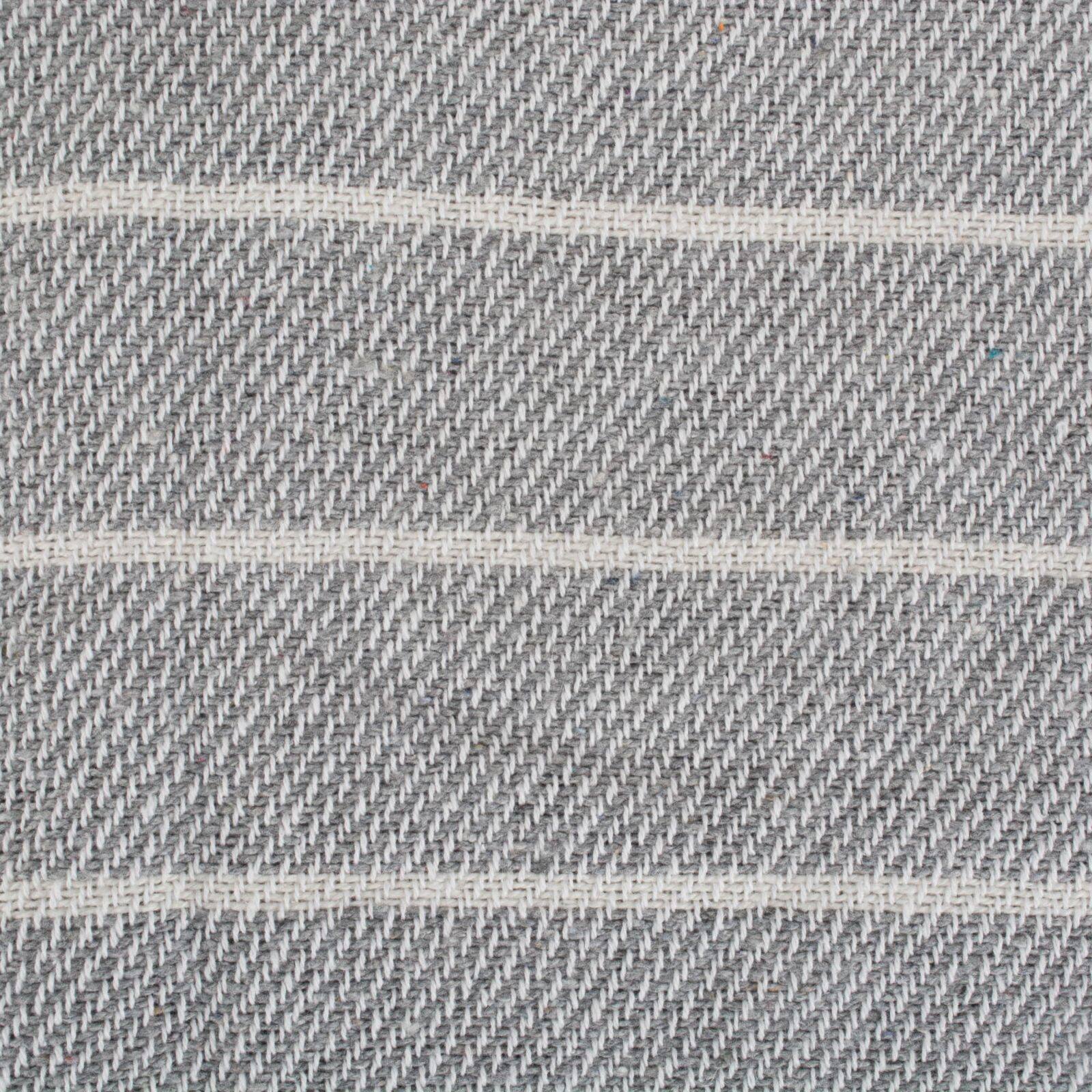 DII® Gray & White Thin Stripe Throw