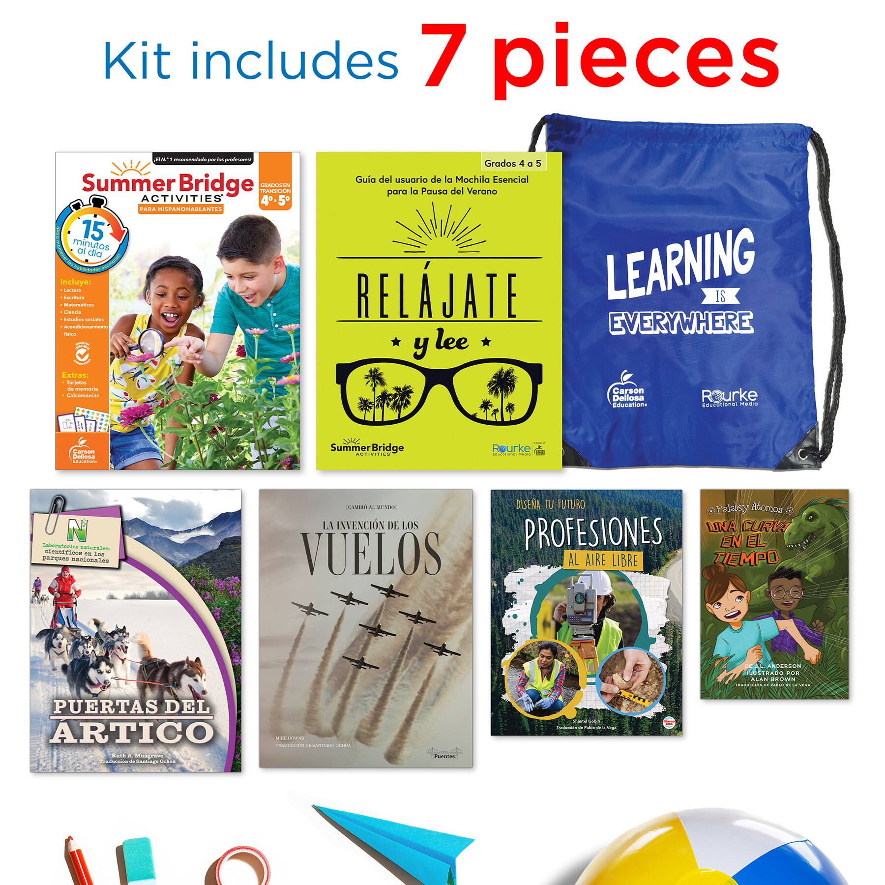 Summer Bridge Activities Summer Bridge Spanish Backpack for Grade 4-5