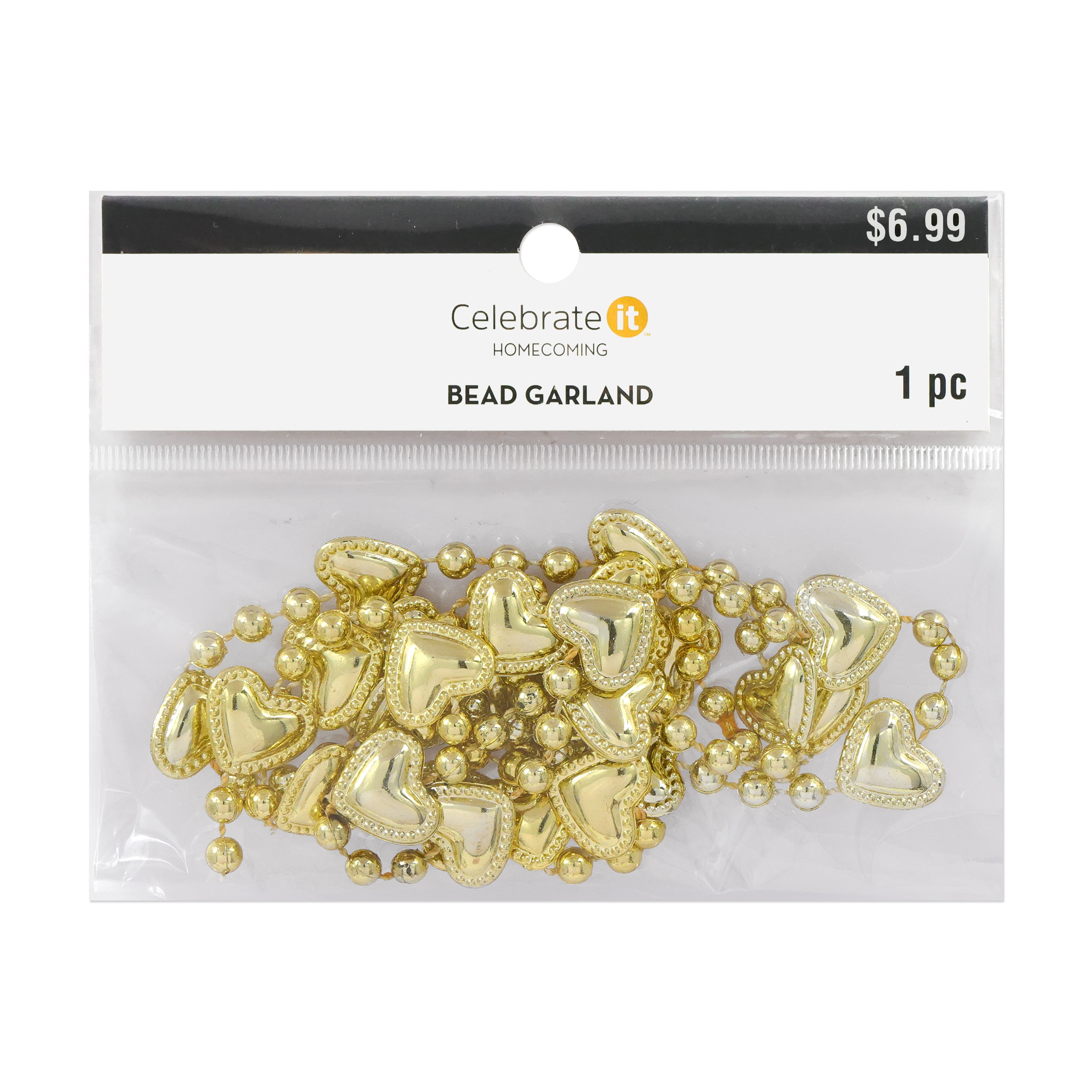 3ft. Heart Bead Garland by Celebrate It®