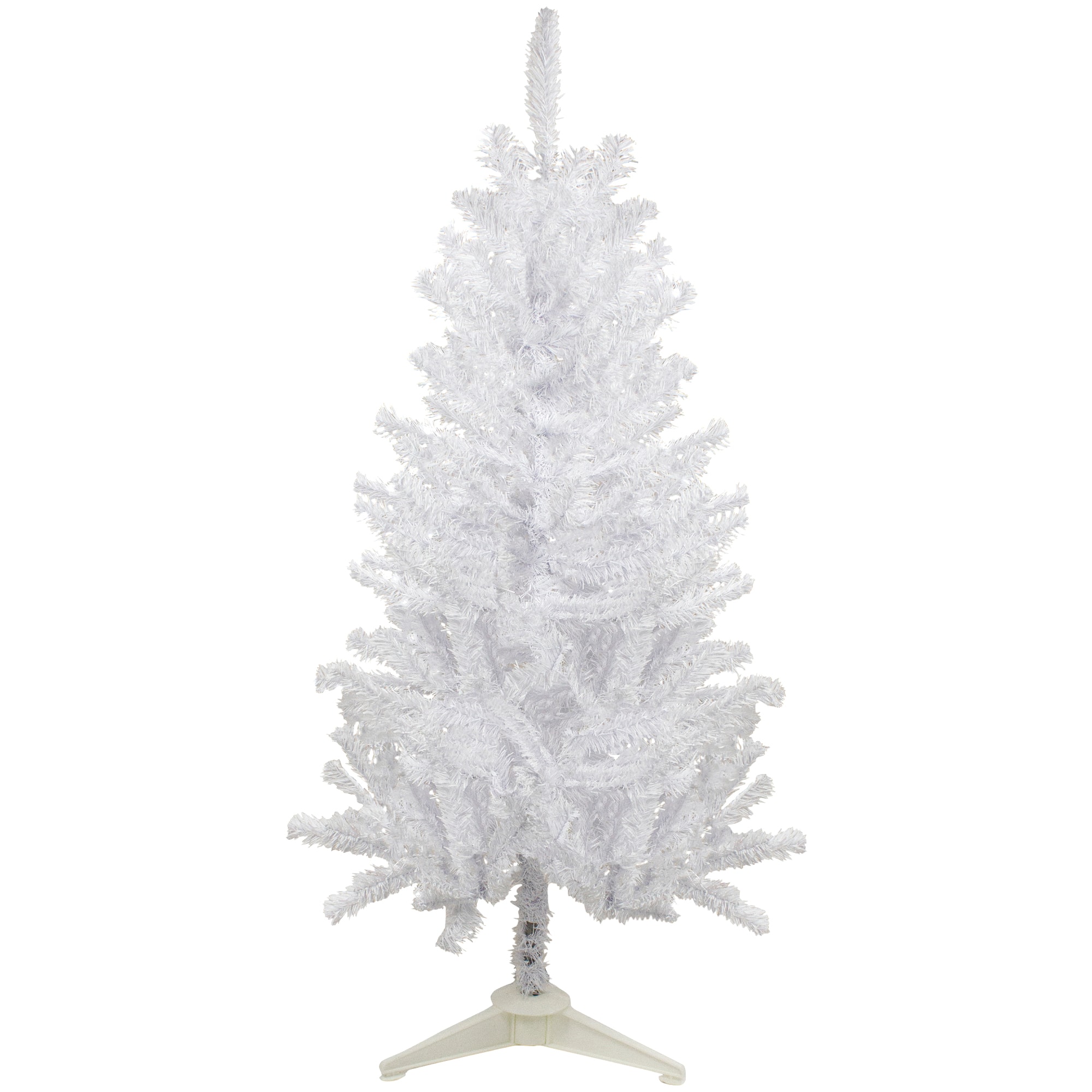 Northlight 4ft. Unlit White Medium Canadian Pine Artificial Christmas Tree