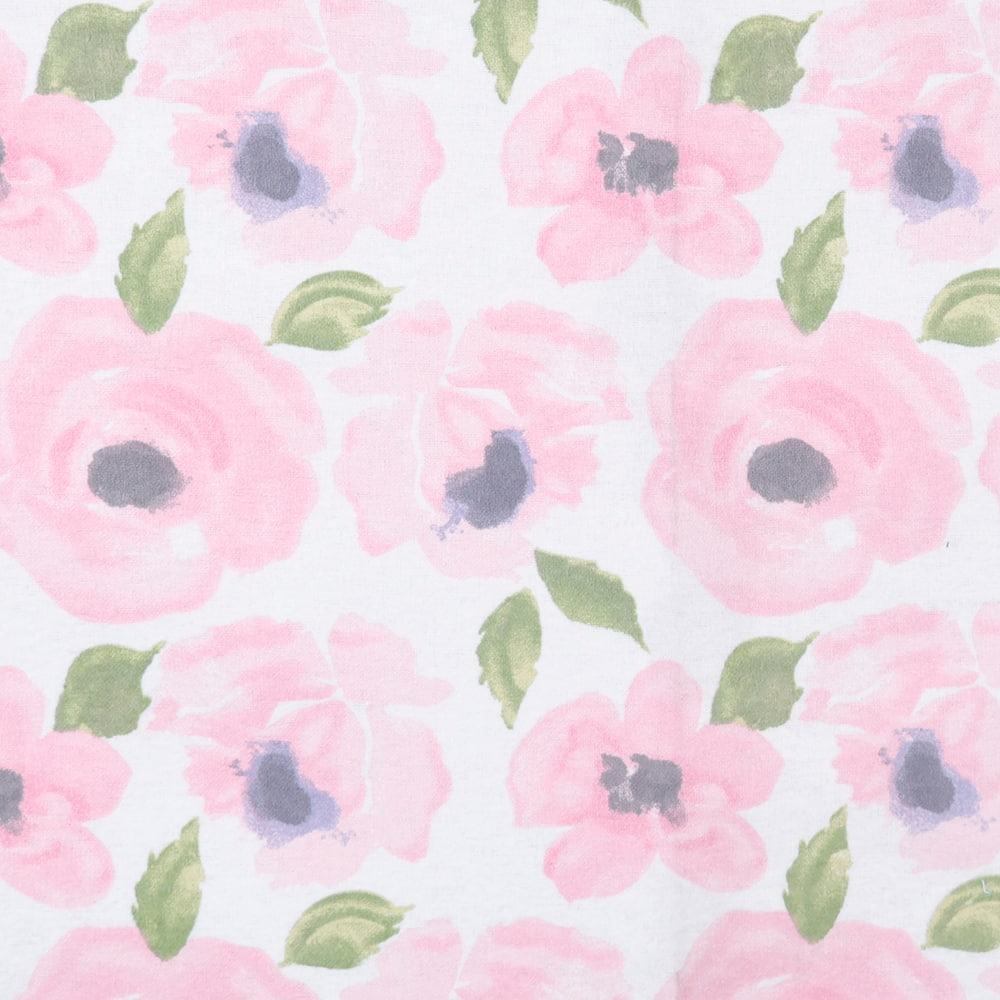 Super Snuggle Hazel Watercolor Floral Cotton Flannel