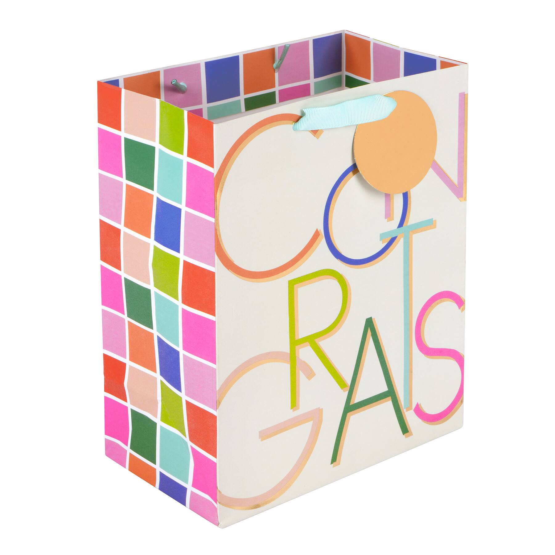 Medium Congrats Gift Bag with Ribbon Handles by Celebrate It™