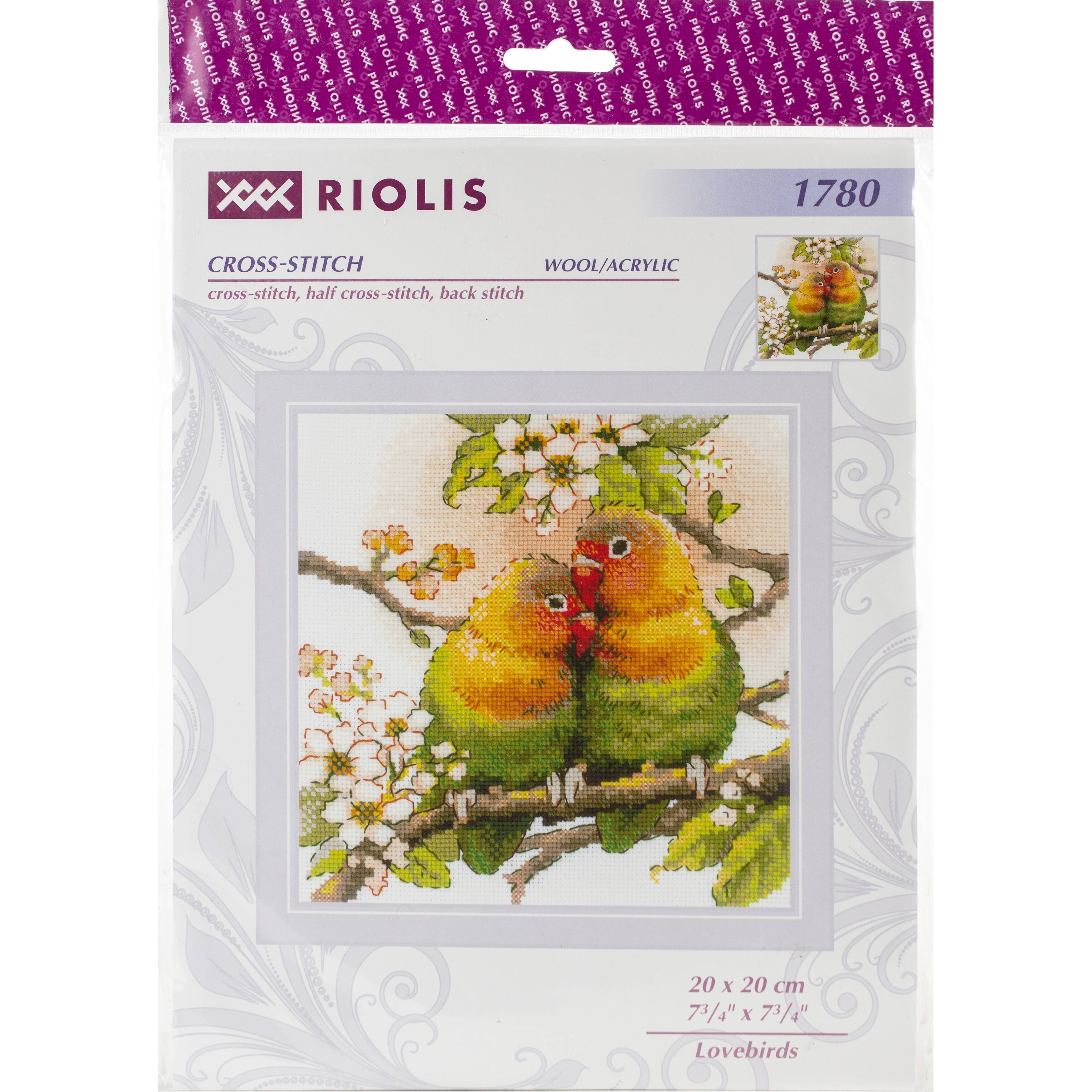 RIOLIS Lovebirds Cross Stitch Kit