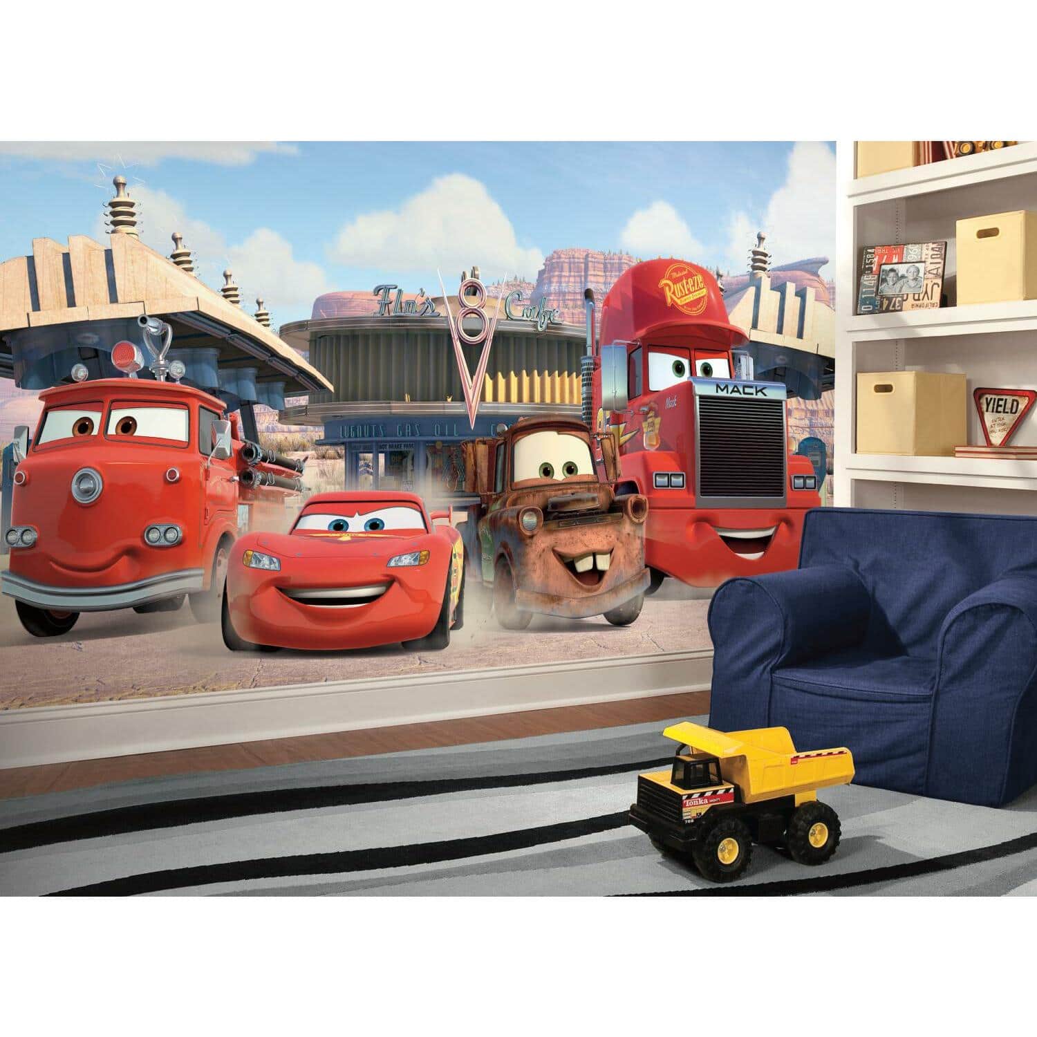 RoomMates Cars Friends To The Finish XL Prepasted Mural